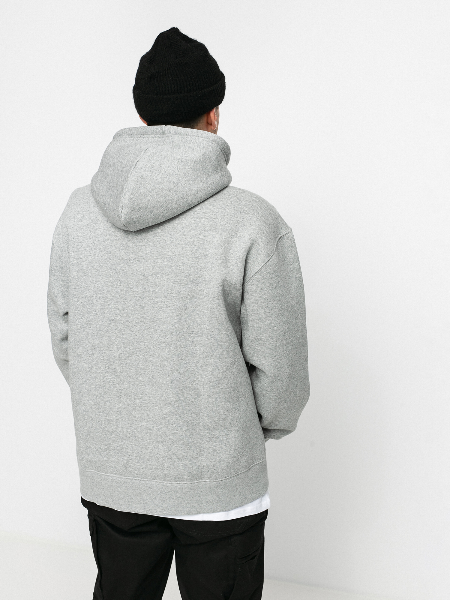 Bluza z kapturem Nike SB Collegiate HD (dk grey heather/black)