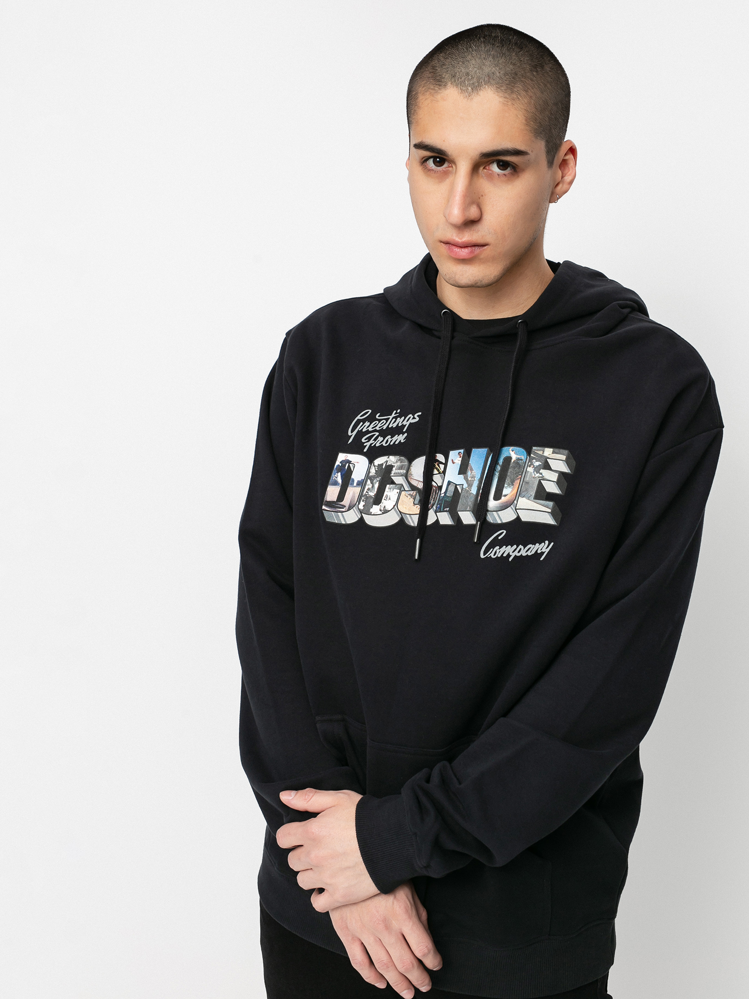 Bluza z kapturem DC Blabac Greetings HD (black)