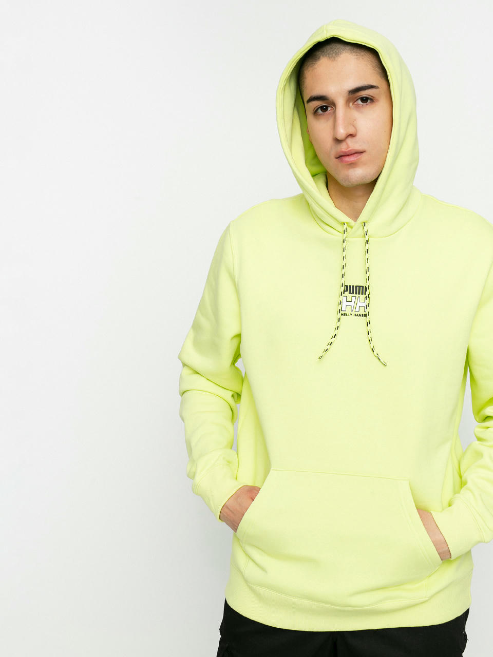 Bluza z kapturem Puma X Helly Hansen HD (sunny lime)