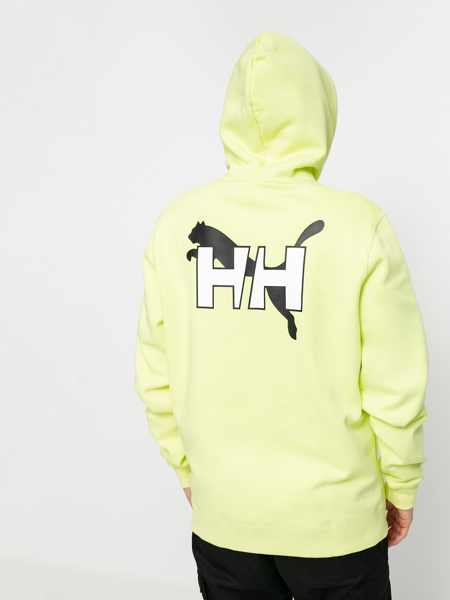 Bluza z kapturem Puma X Helly Hansen HD (sunny lime)