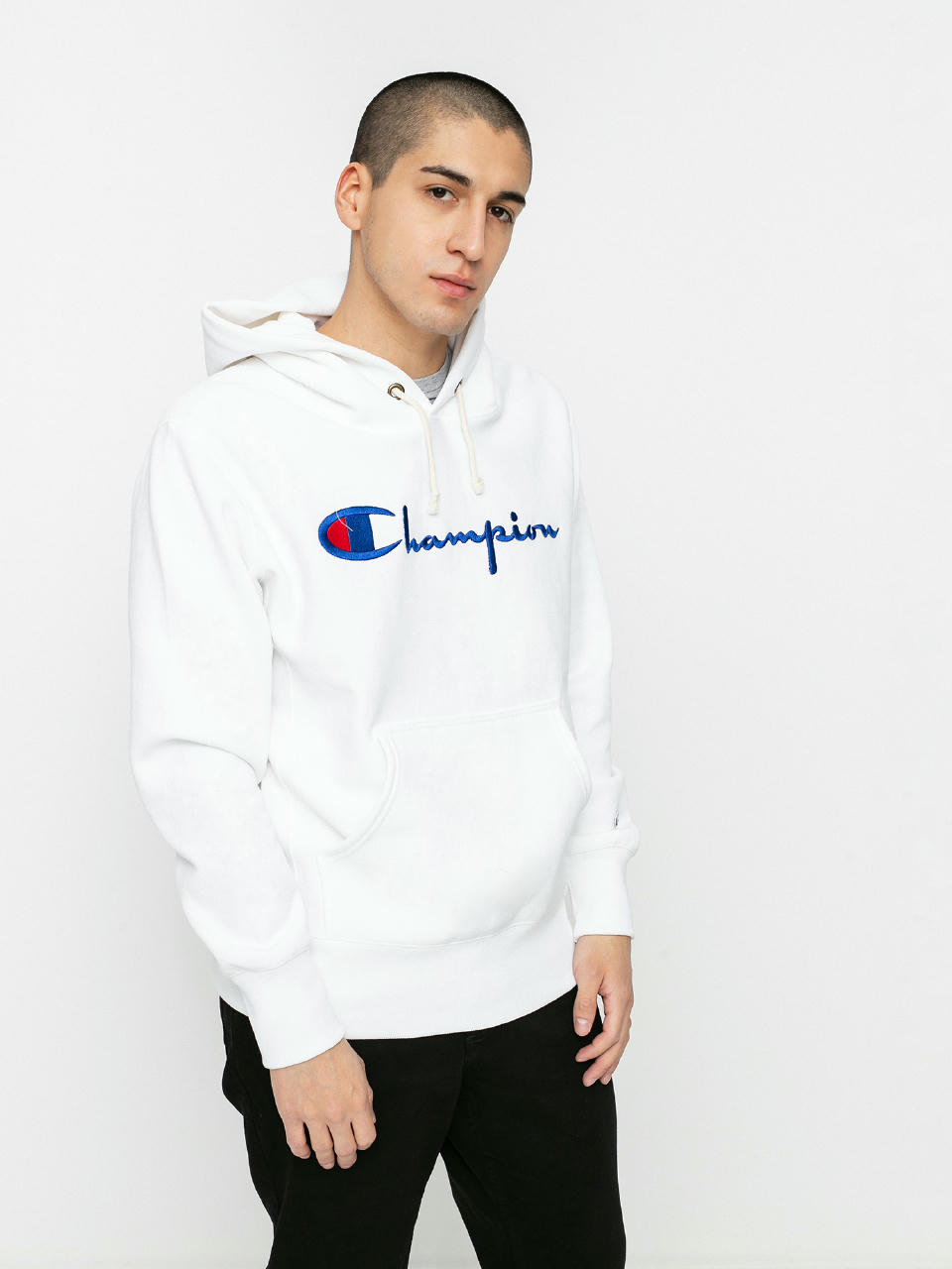 Bluza z kapturem Champion Sweatshirt HD 215159 (wht)