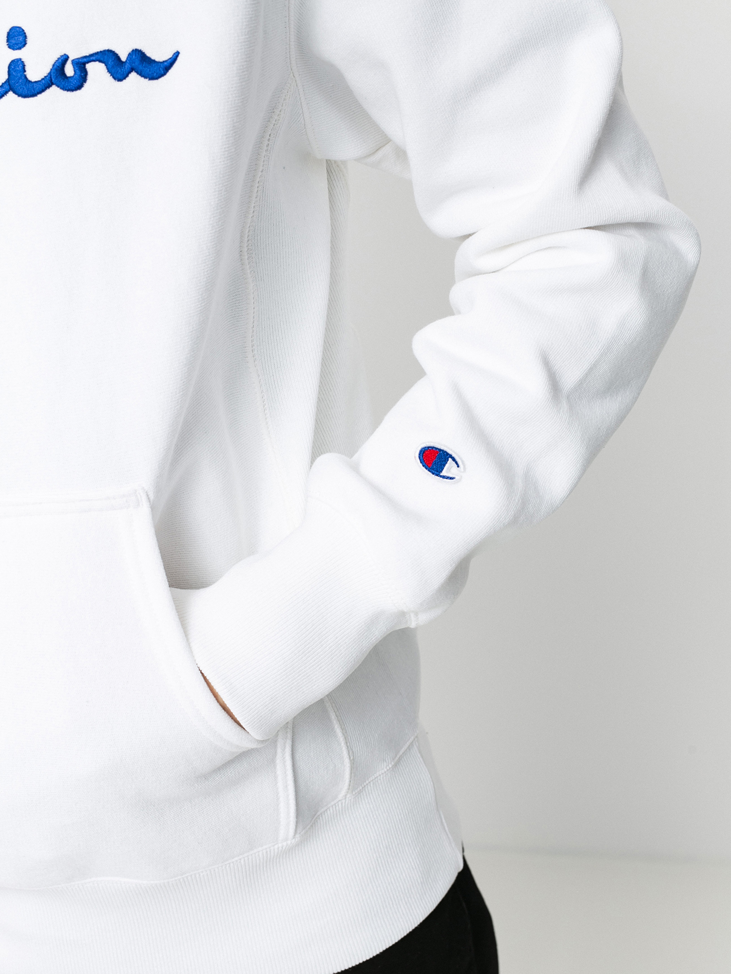 Bluza z kapturem Champion Sweatshirt HD 215159 (wht)