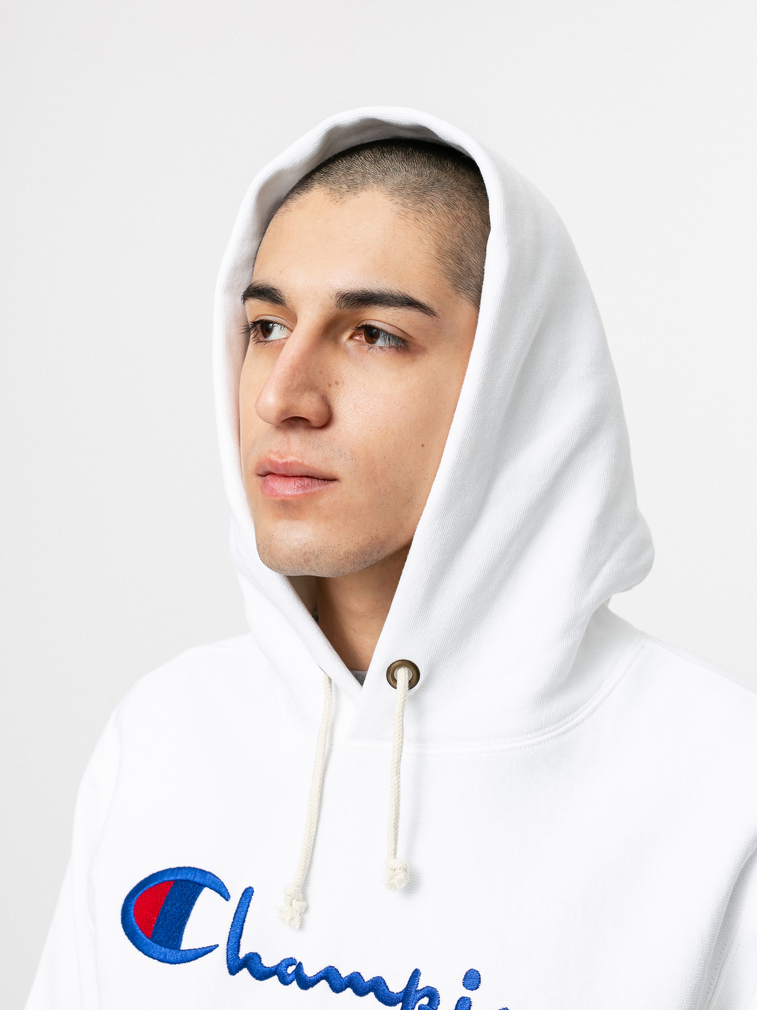 Bluza z kapturem Champion Sweatshirt HD 215159 (wht)