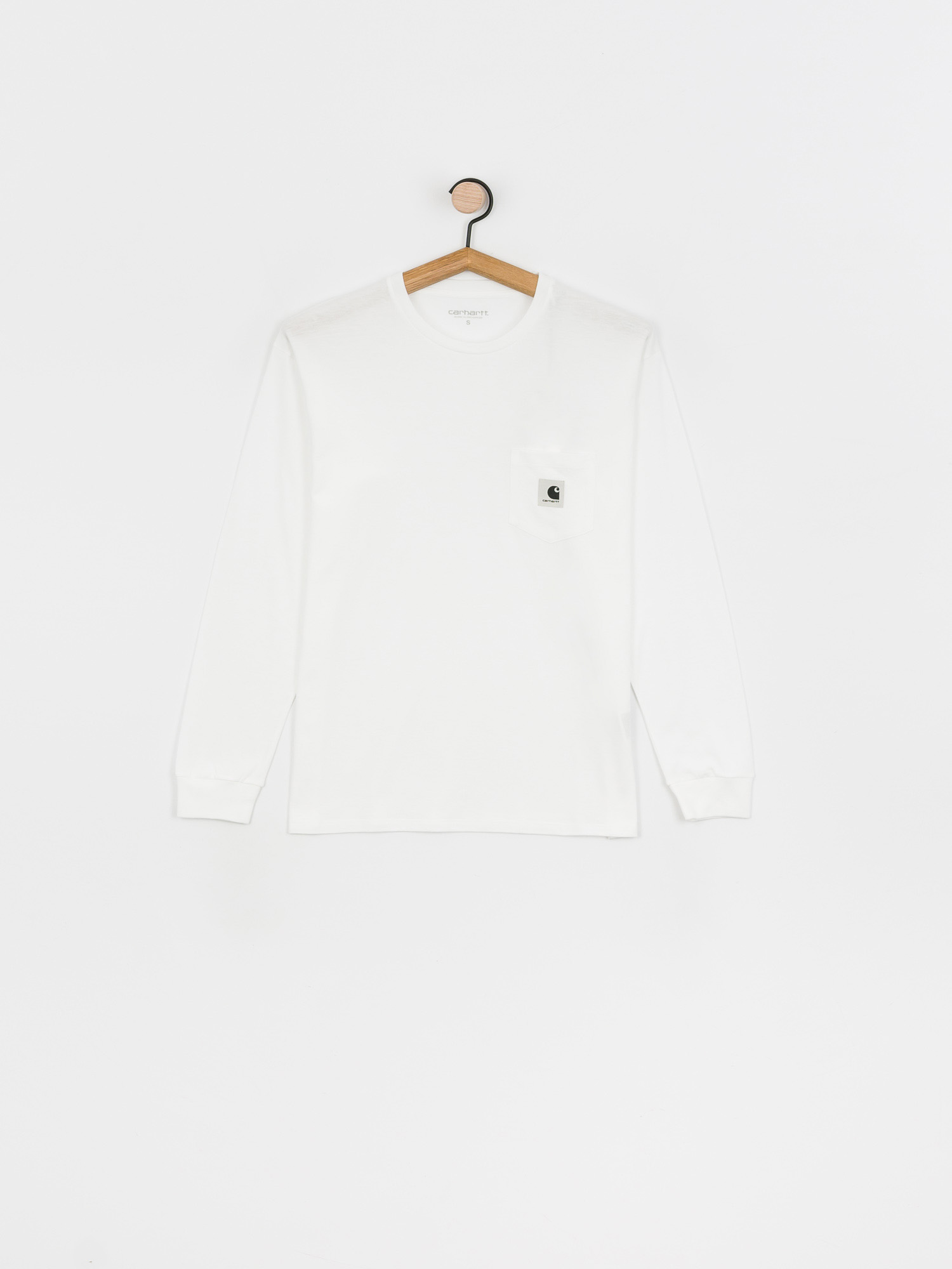 Longsleeve Carhartt WIP Pocket Wmn (white)