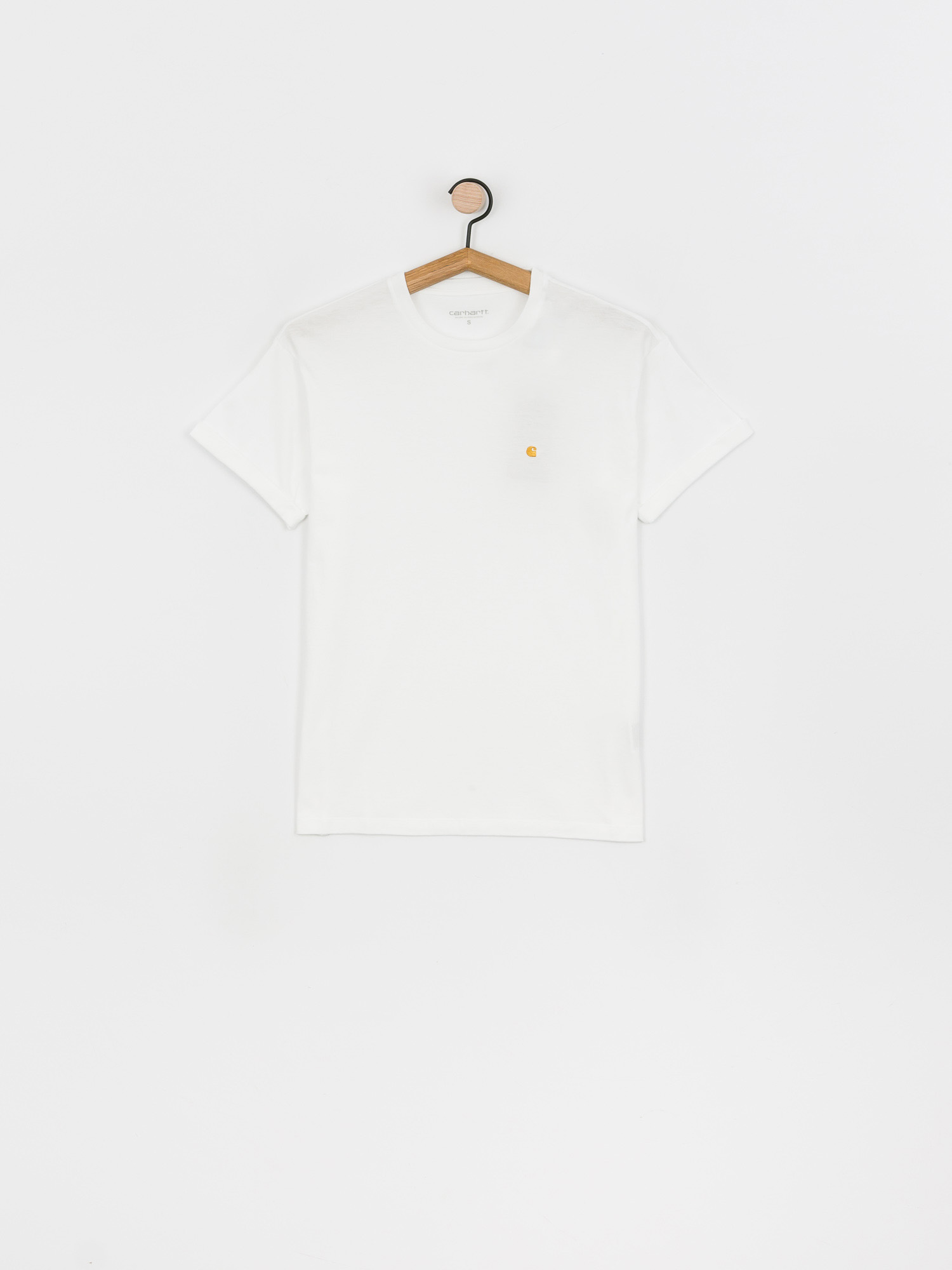 T-shirt Carhartt WIP Chase Wmn (white/gold)