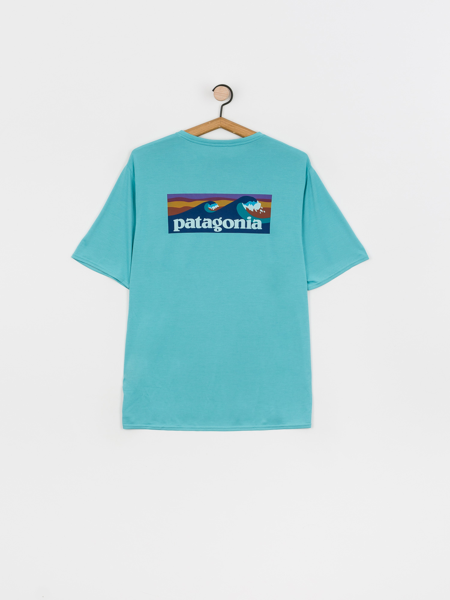 T-shirt Patagonia Cap Cool Daily Graphic (boardshort logo/iggy blue x dye)
