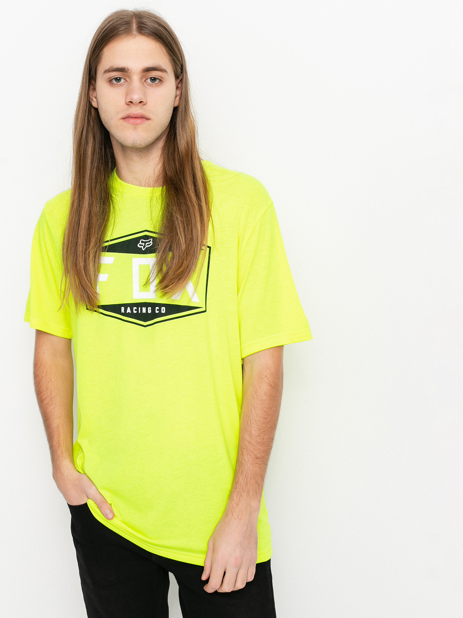 T-shirt Fox Emblem Tech (flo ylw)