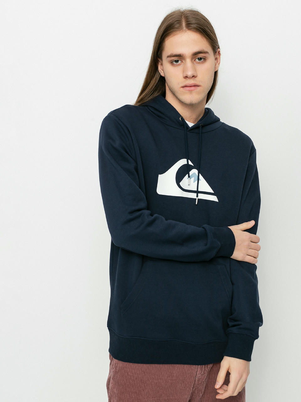 Bluza z kapturem Quiksilver Comp Logo HD (navy blazer)