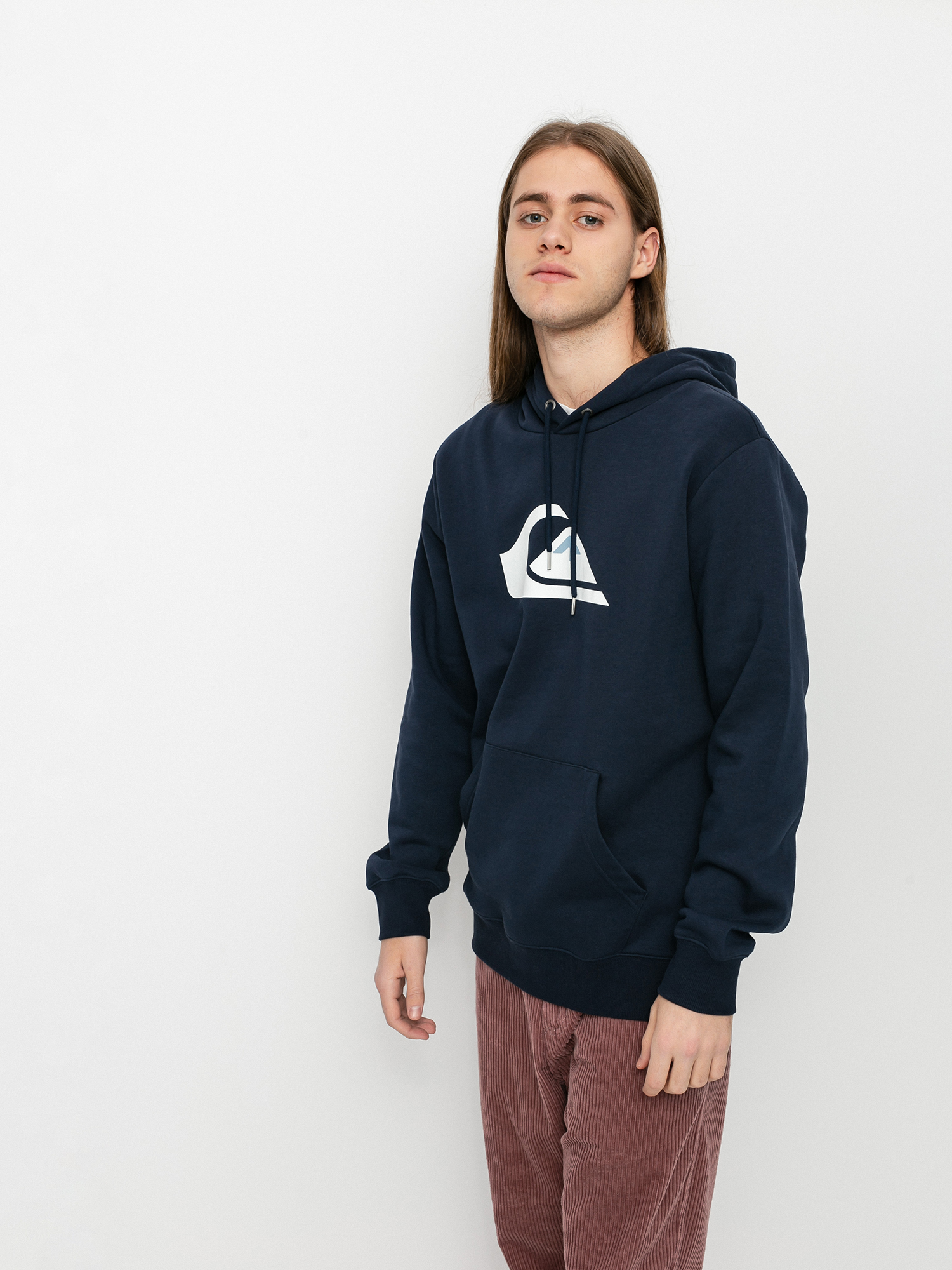 Bluza z kapturem Quiksilver Comp Logo HD (navy blazer)
