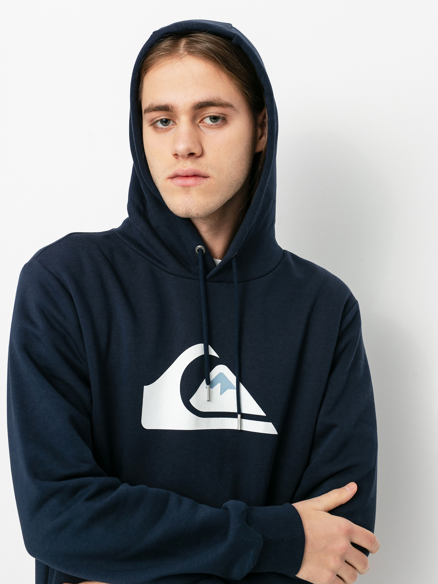 Bluza z kapturem Quiksilver Comp Logo HD (navy blazer)