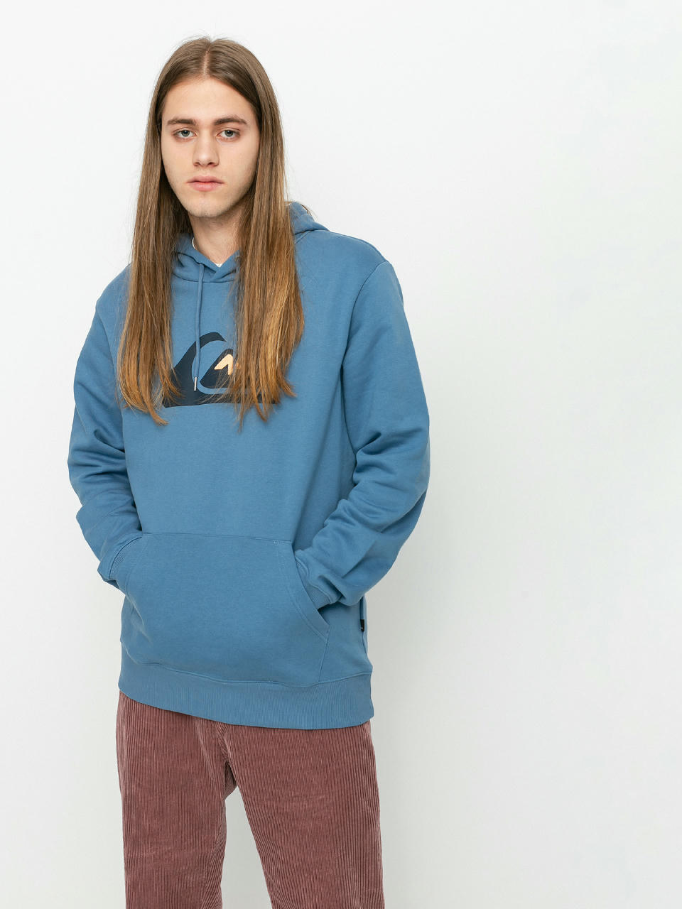 Bluza z kapturem Quiksilver Comp Logo HD (captains blue)