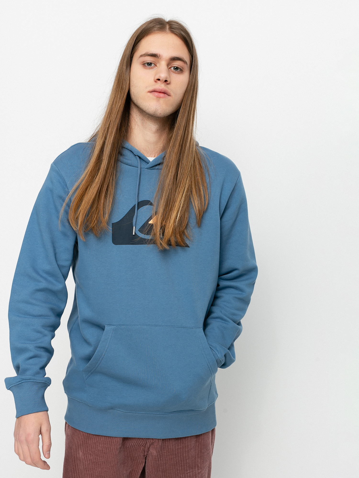 Bluza z kapturem Quiksilver Comp Logo HD (captains blue)