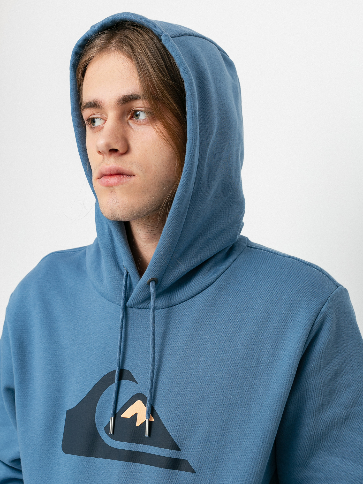 Bluza z kapturem Quiksilver Comp Logo HD (captains blue)
