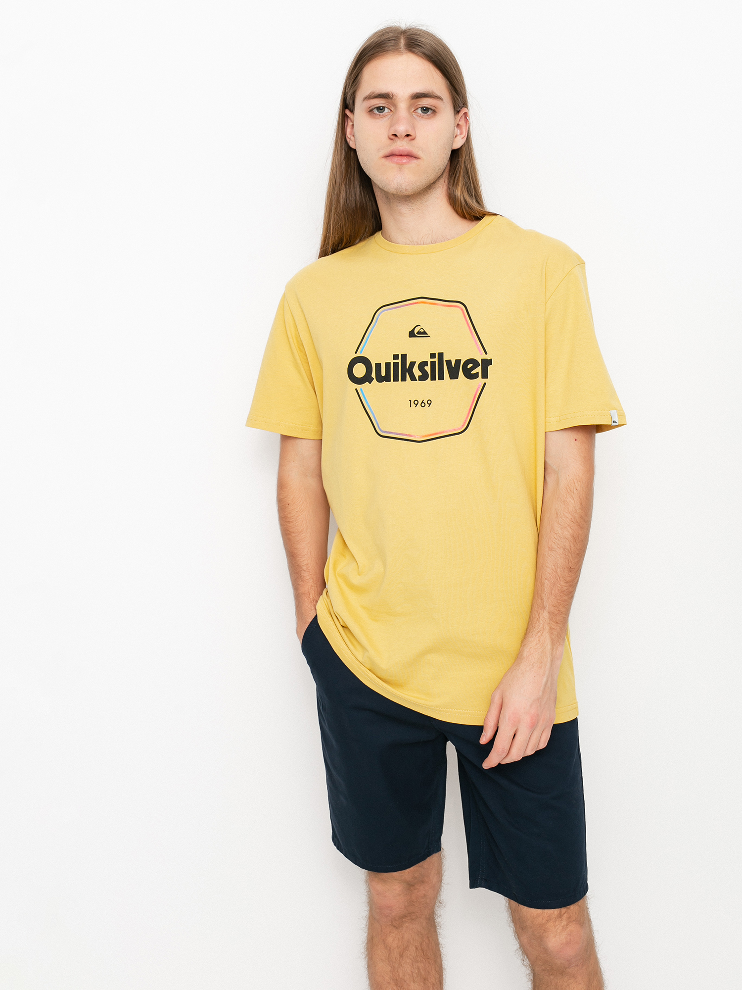 T-shirt Quiksilver Hard Wired (rattan)