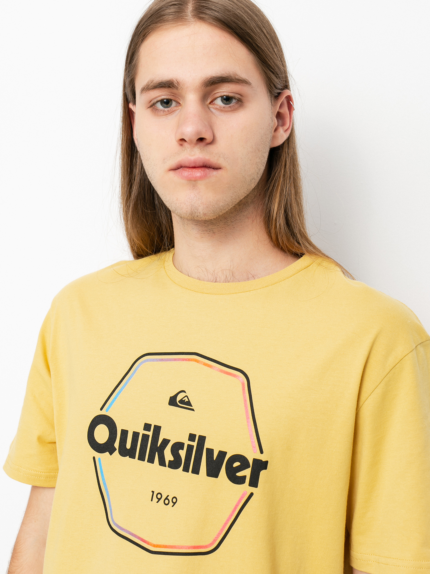T-shirt Quiksilver Hard Wired (rattan)