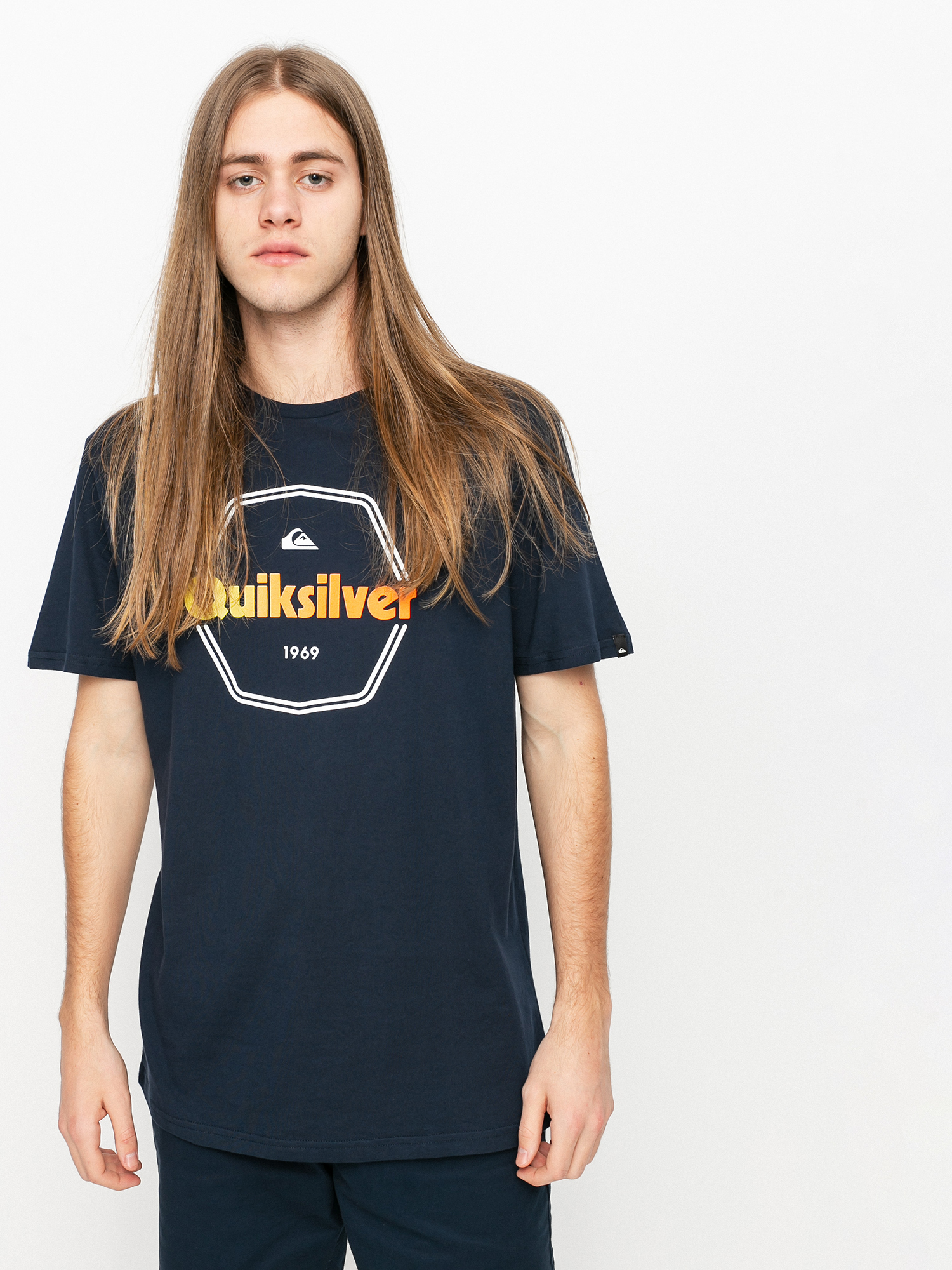 T-shirt Quiksilver Hard Wired (navy blazer)