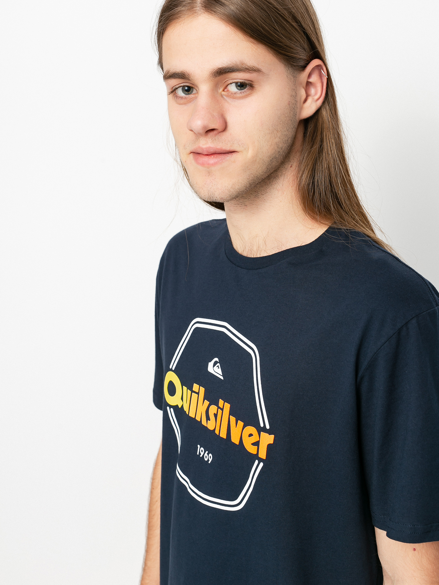 T-shirt Quiksilver Hard Wired (navy blazer)