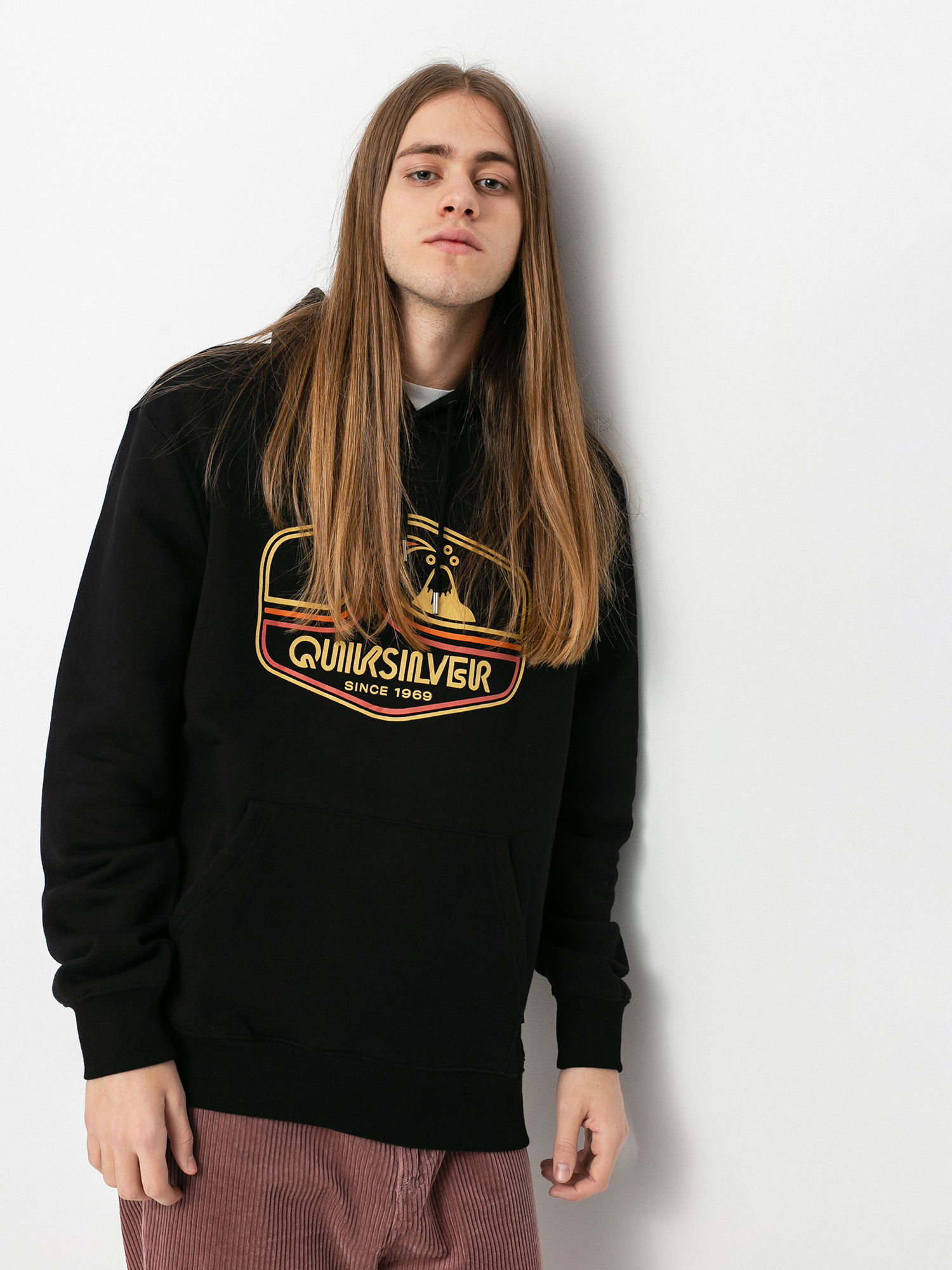 Bluza z kapturem Quiksilver Highway Vagabond HD (black)