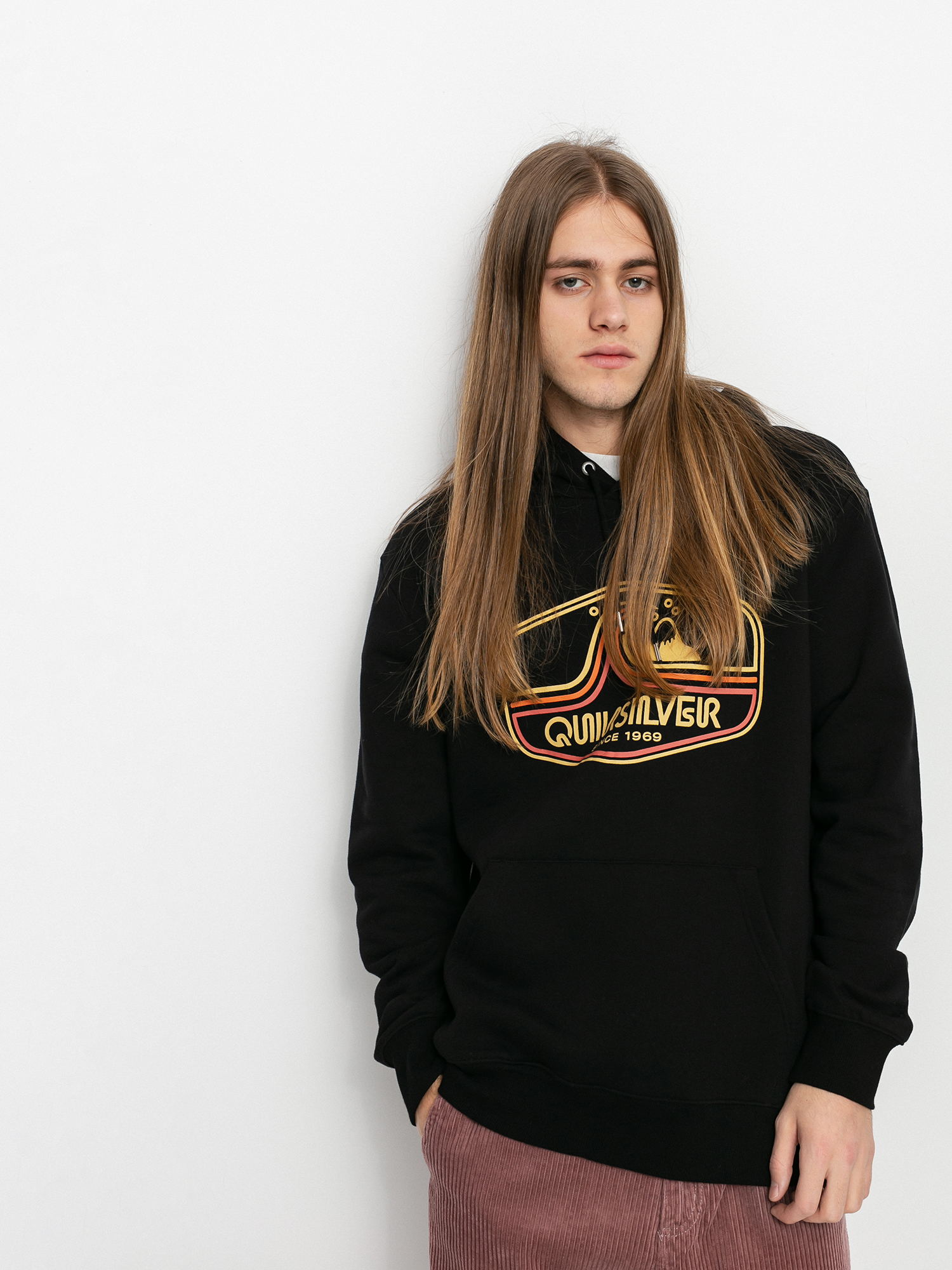 Bluza z kapturem Quiksilver Highway Vagabond HD (black)