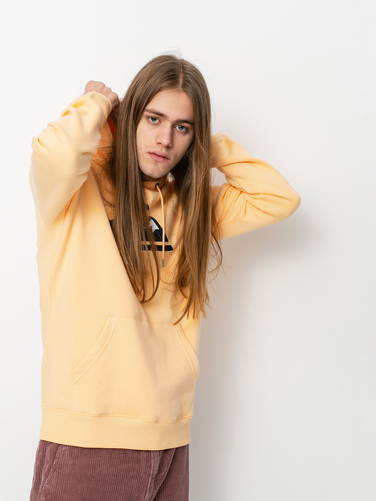 Bluza z kapturem Quiksilver Comp Logo HD (apricot)