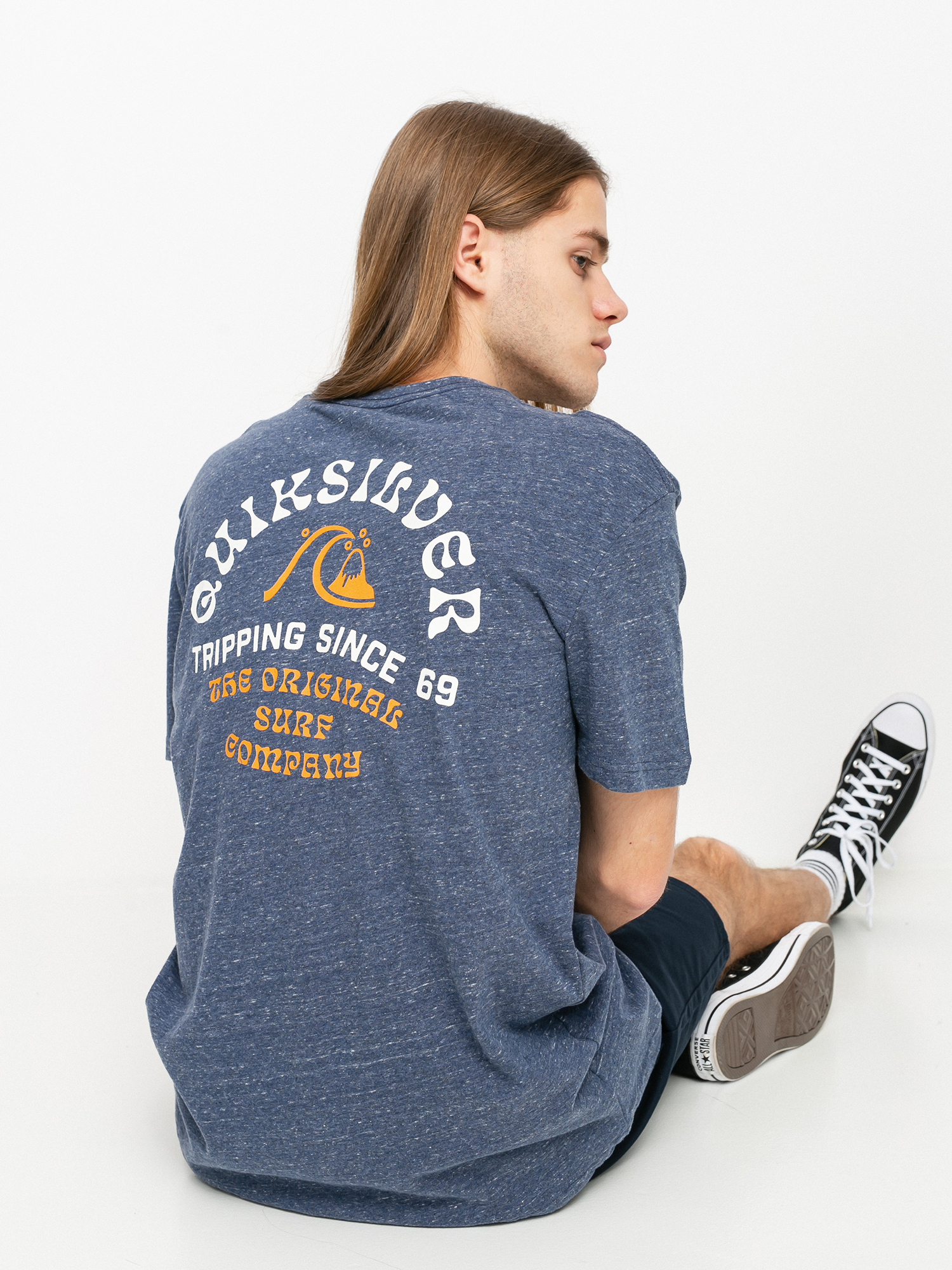 T-shirt Quiksilver Foreign Tides (sargasso sea heather)