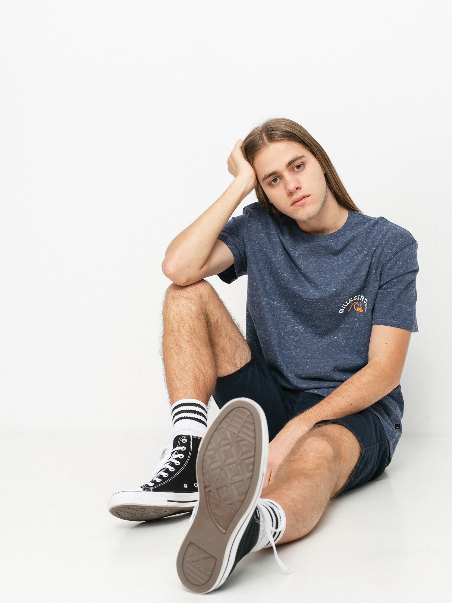T-shirt Quiksilver Foreign Tides (sargasso sea heather)