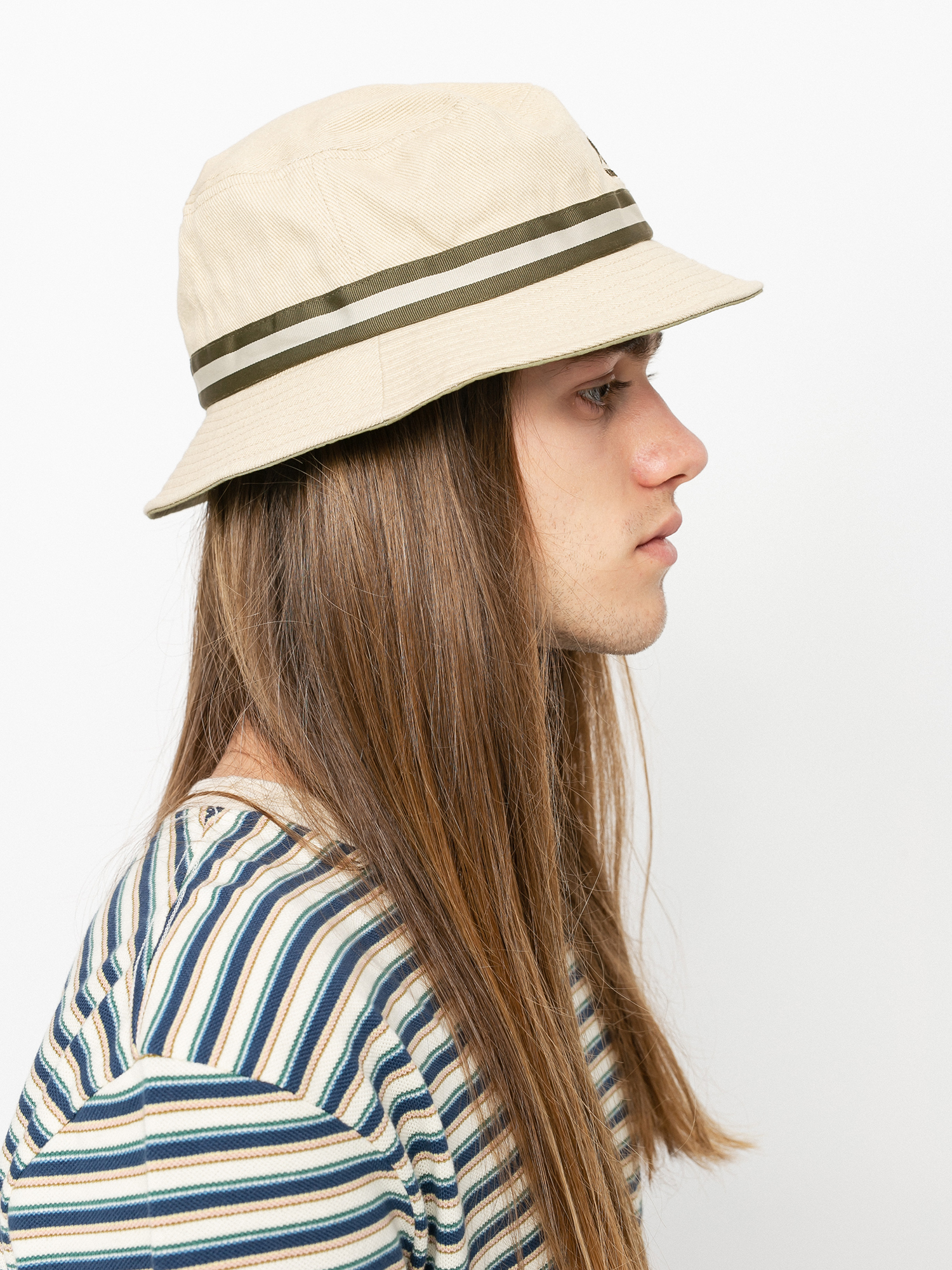 Kapelusz Kangol Stripe Lahinch (beige)