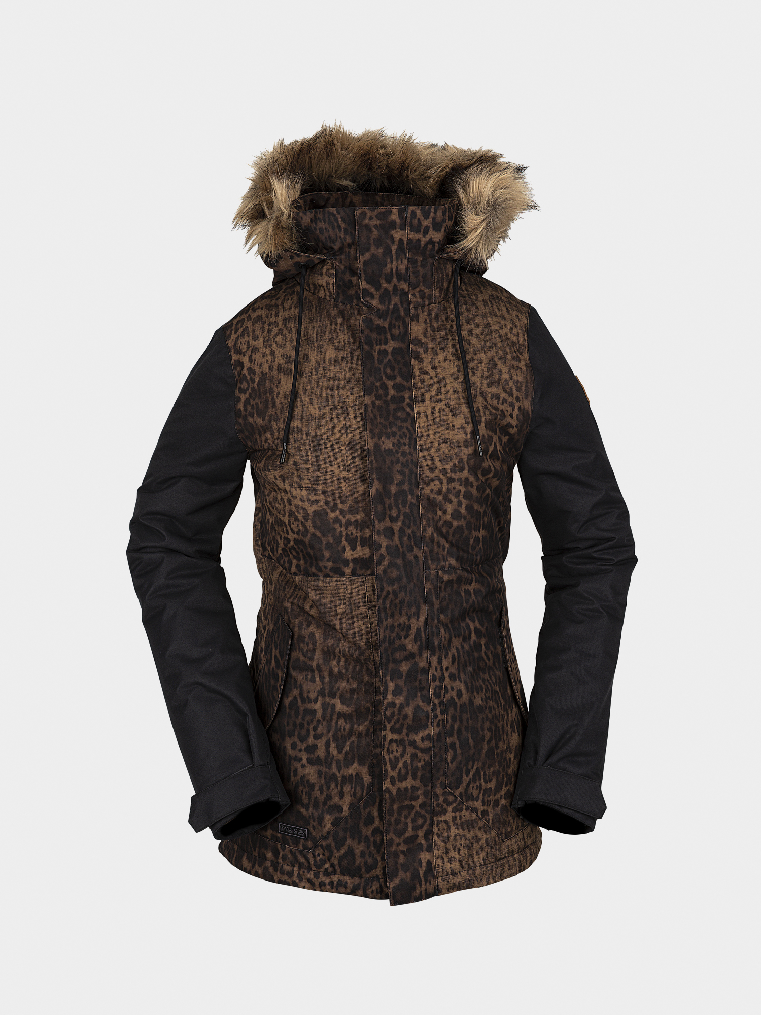 Damska Kurtka snowboardowa Volcom Fawn Ins (black combo)