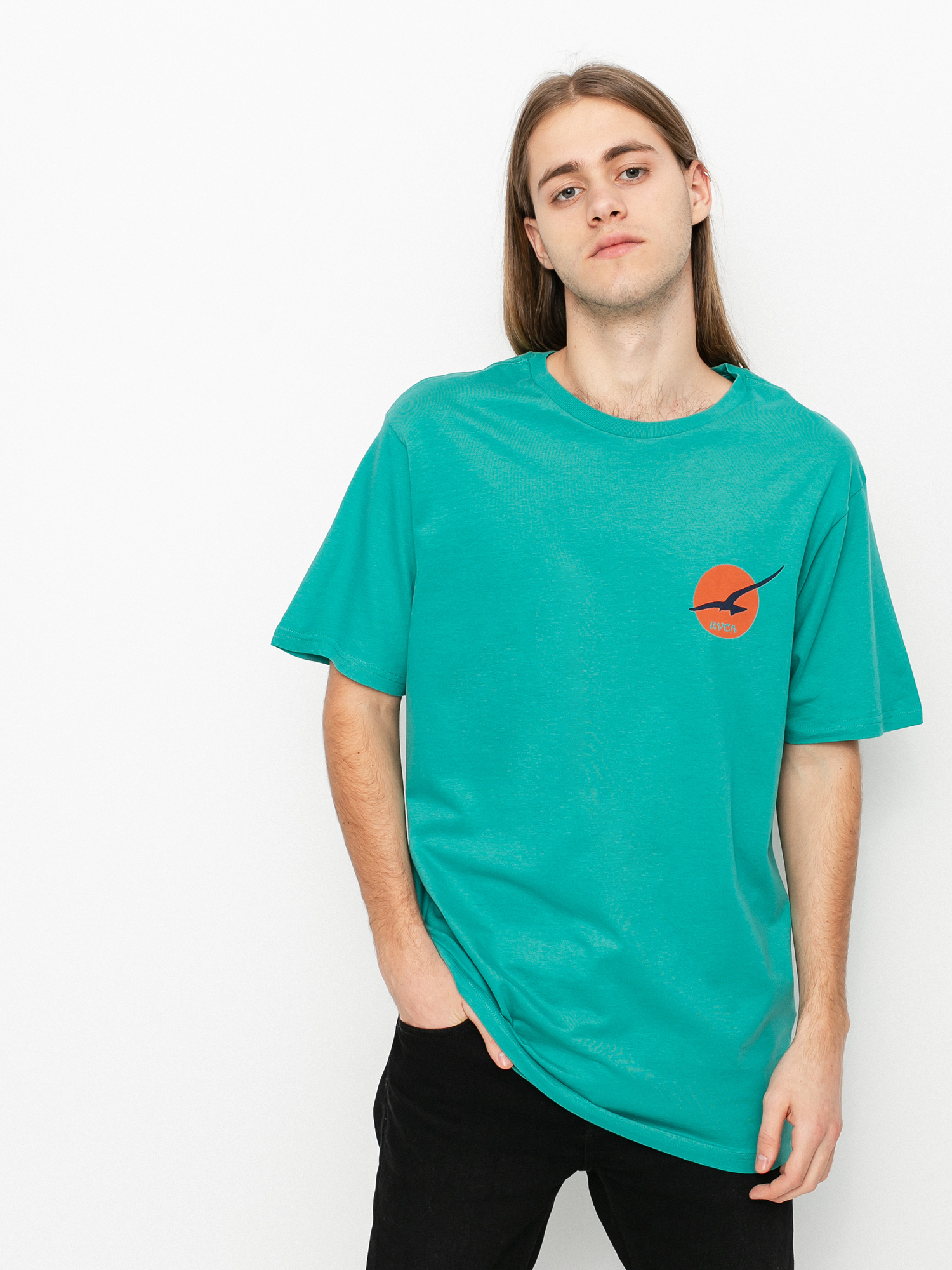 T-shirt RVCA Bliss (turquoise)