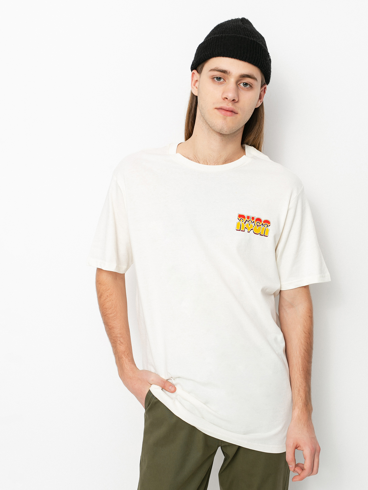 T-shirt RVCA Applerobot (antique white)