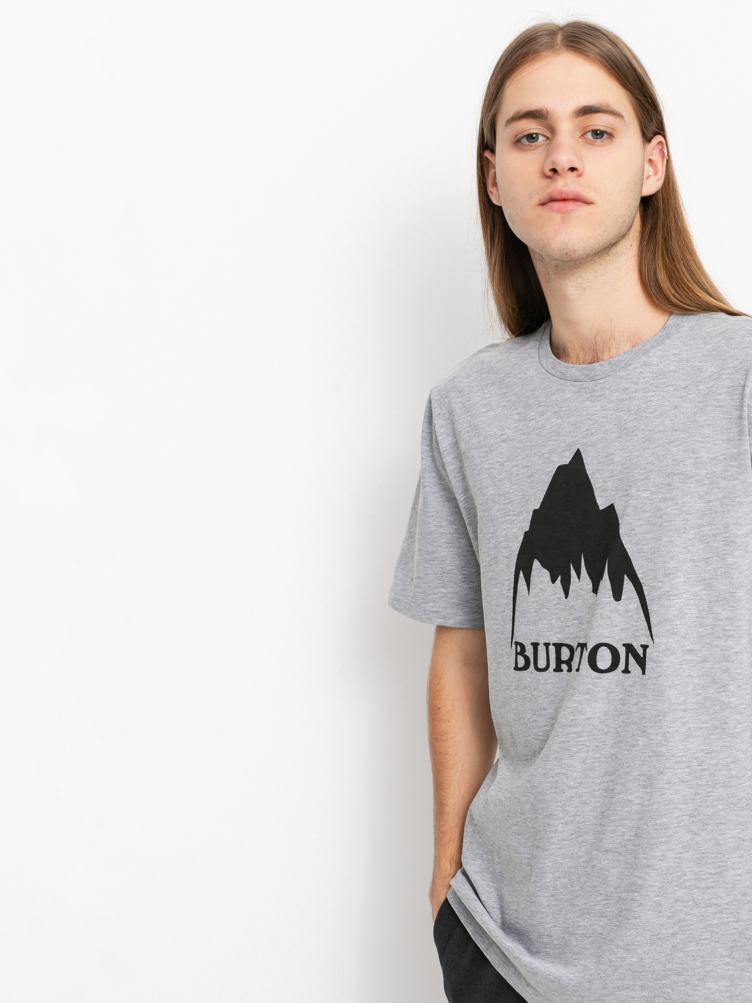 Burton Тениска Classic Mountain High (gray heather)
