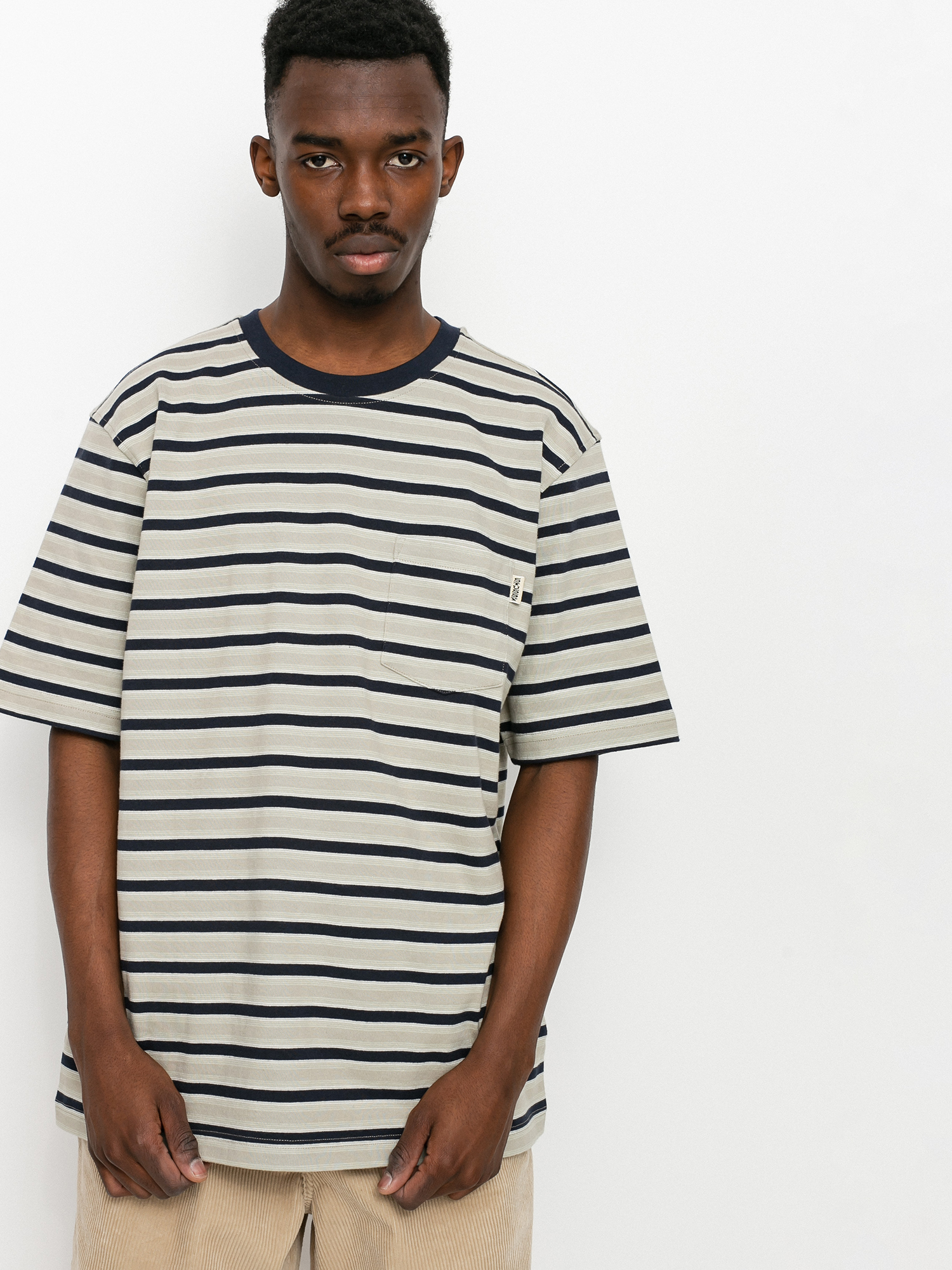 T-shirt Stussy Griffin Stripe (khaki)
