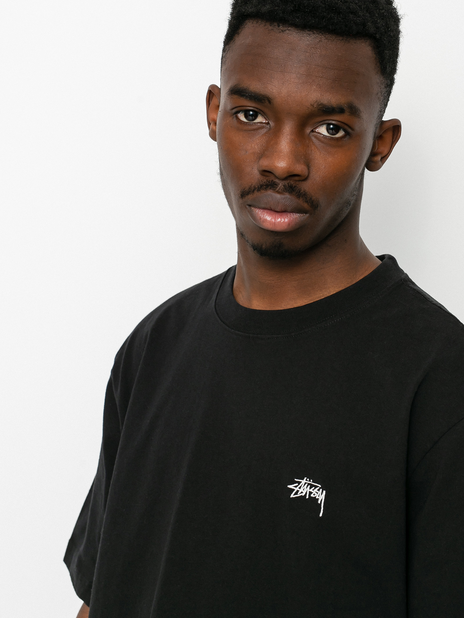 T-shirt Stussy Stock Logo (black)