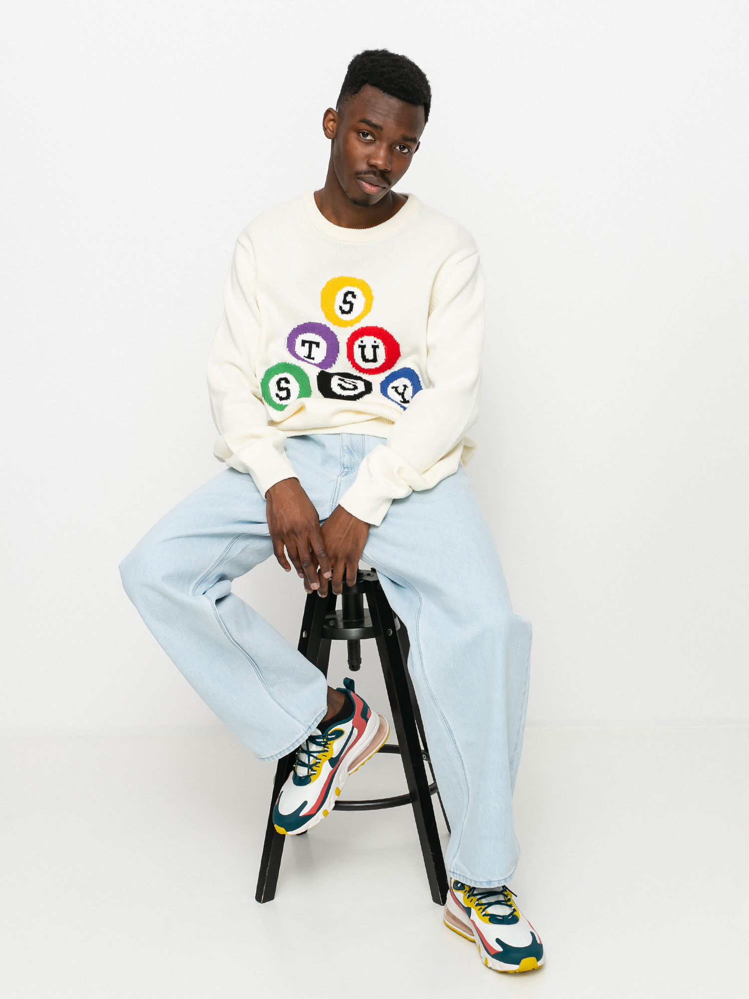 Sweter Stussy Billard (natural)