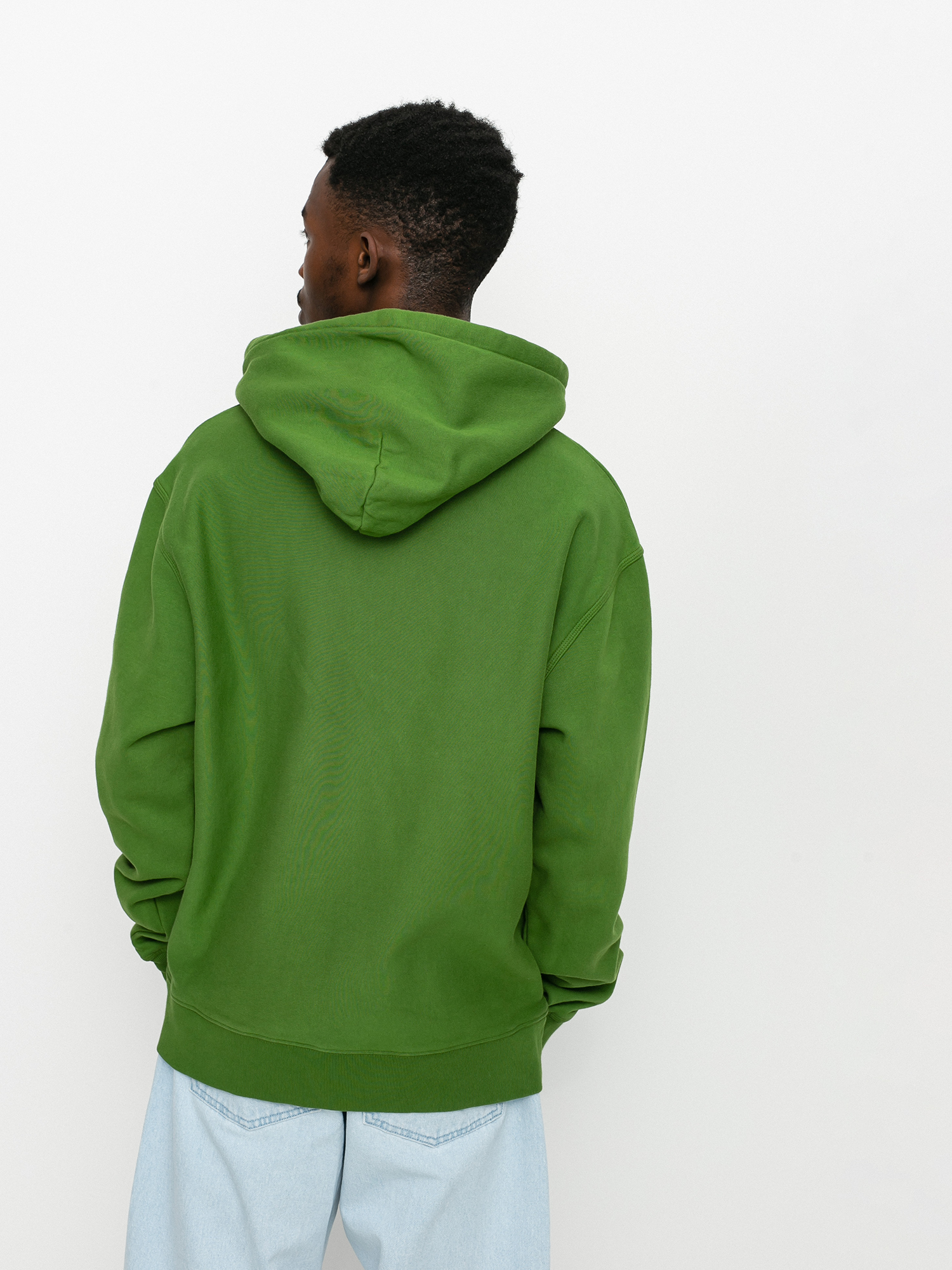 Bluza z kapturem Stussy Stock Logo HD (green)