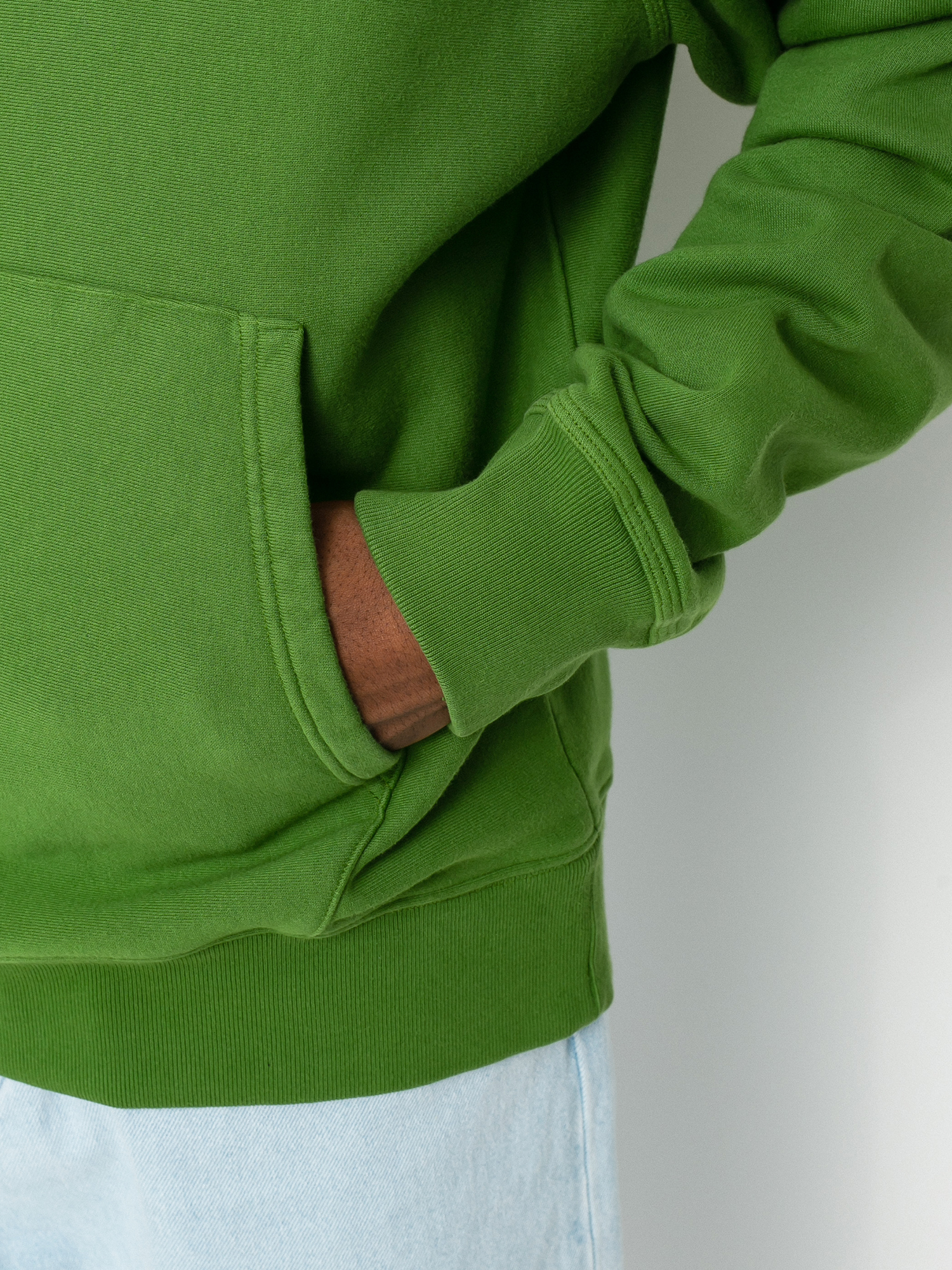 Bluza z kapturem Stussy Stock Logo HD (green)