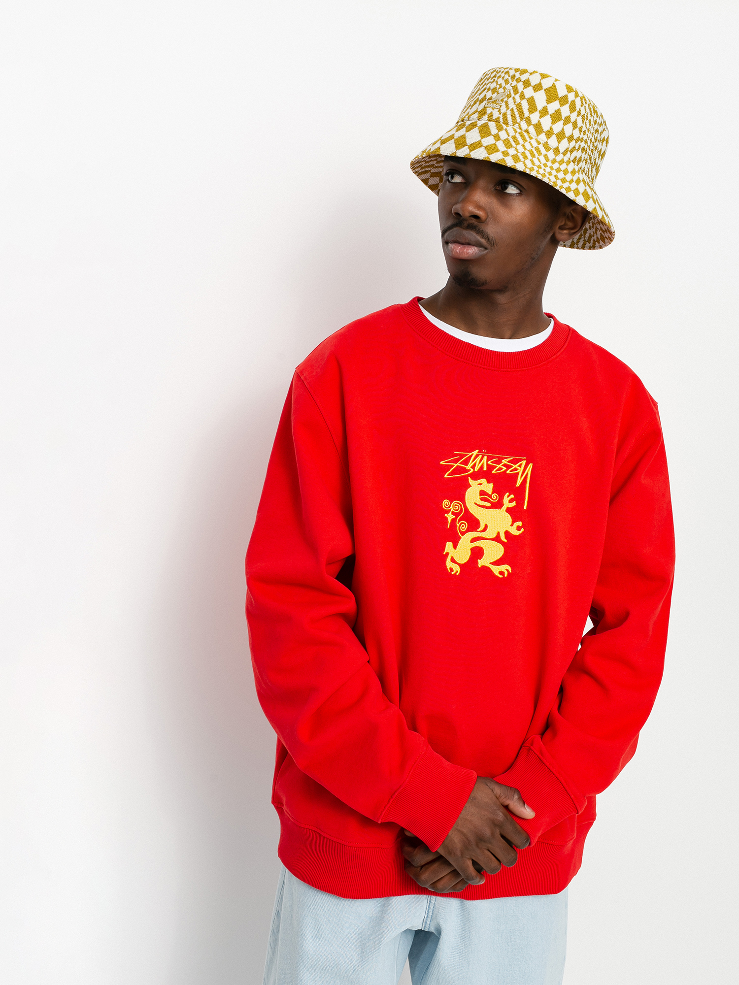 Bluza Stussy Regal App Crew (red)