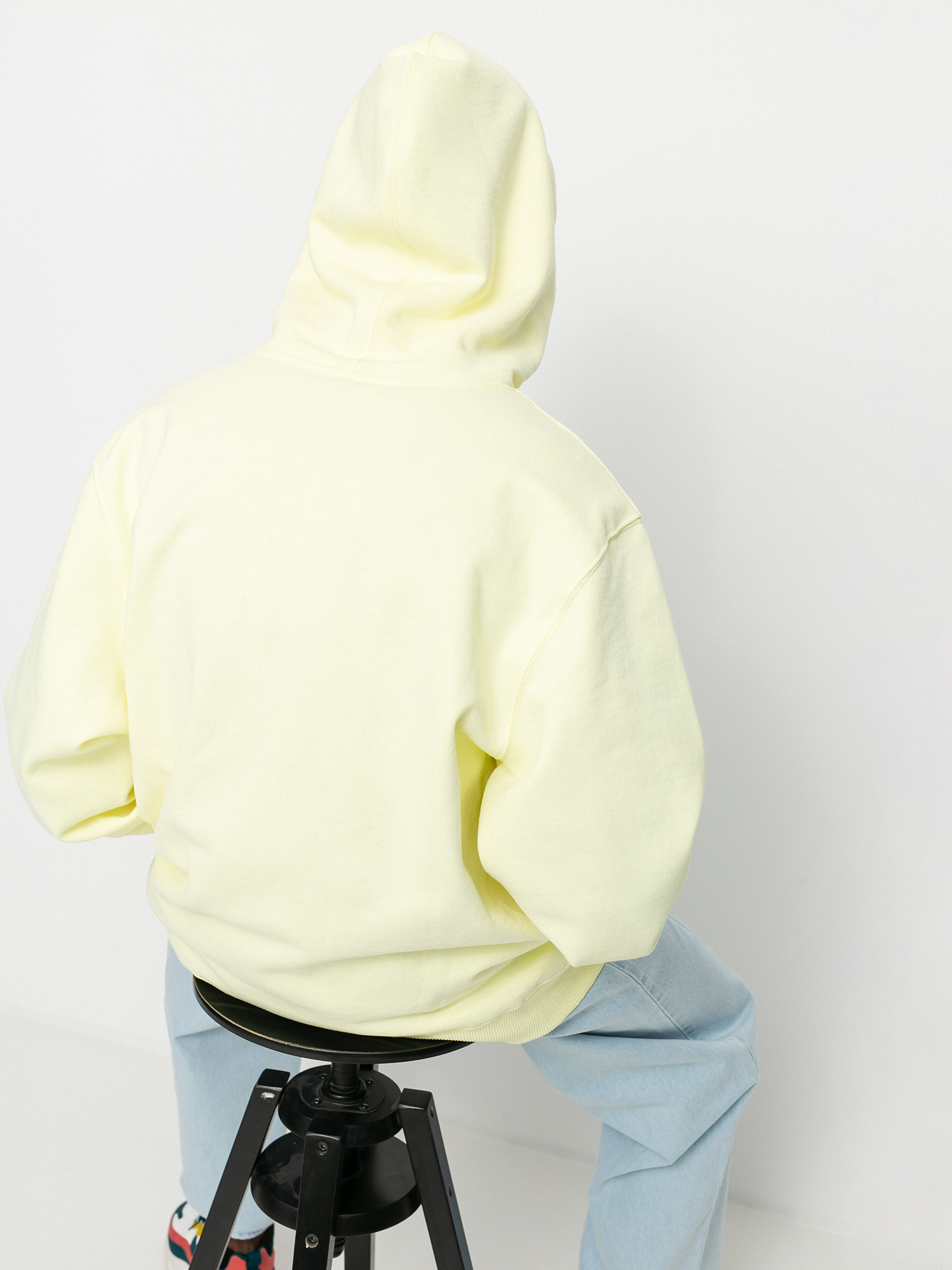 Bluza z kapturem Stussy City Seal App HD (pale yellow)