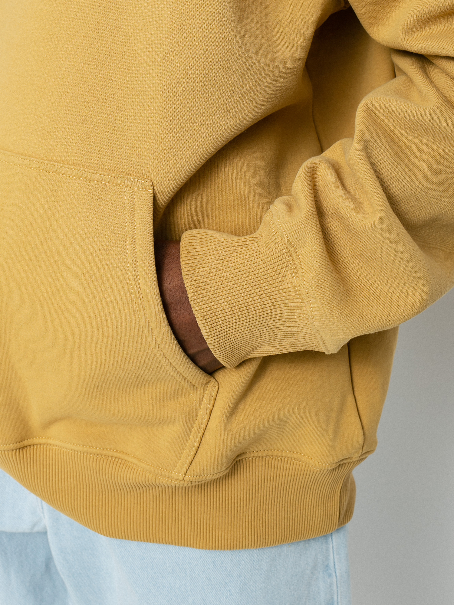 Bluza z kapturem Stussy Basic Stussy HD (khaki)