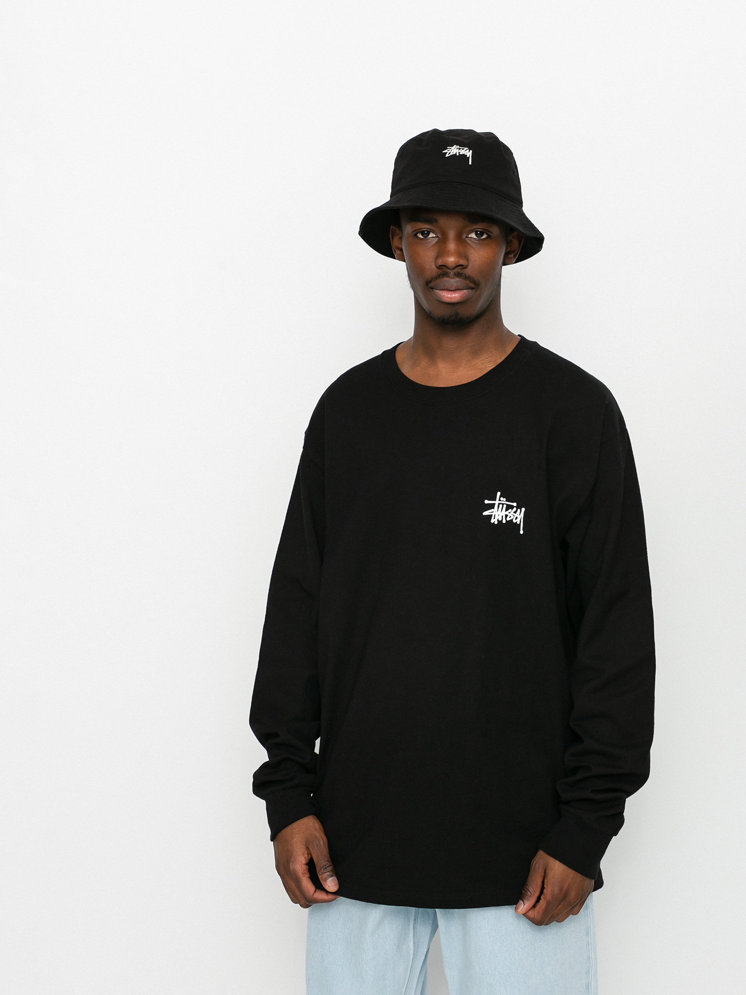Longsleeve Stussy Basic Stussy (black)