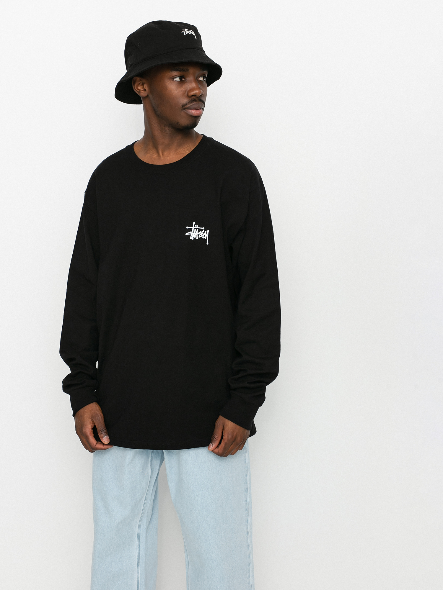 Longsleeve Stussy Basic Stussy (black)