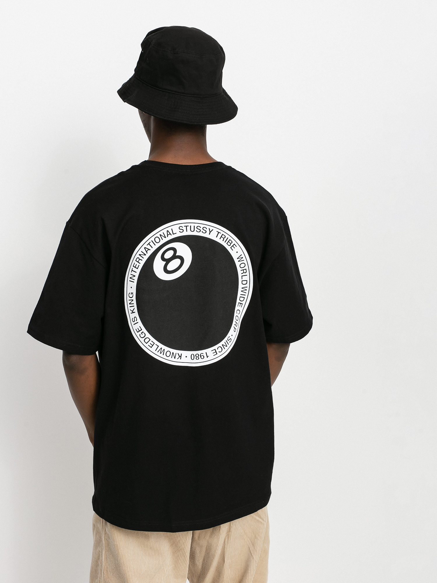 T-shirt Stussy 8 Ball Dot - czarny (black)