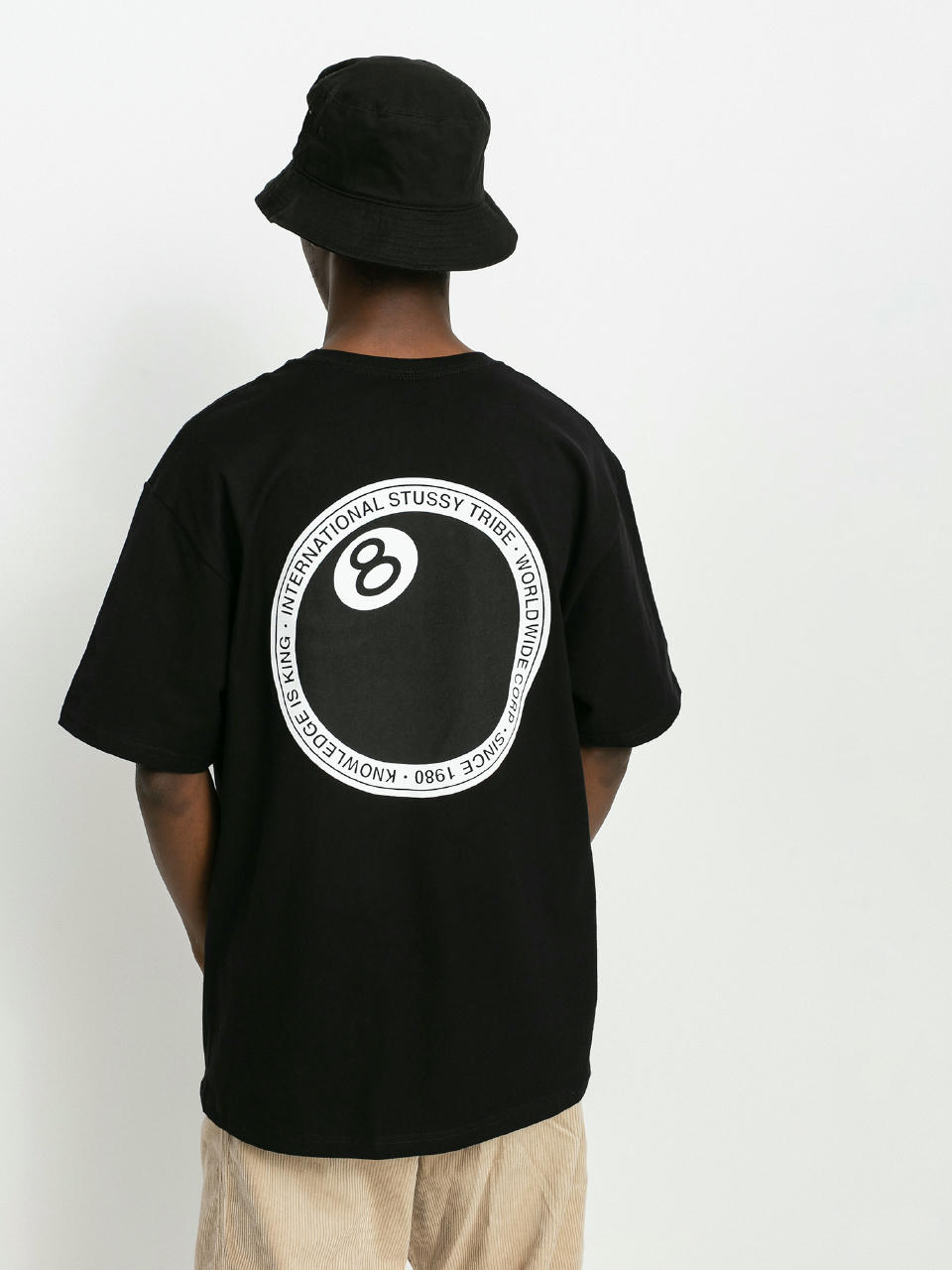 T-shirt Stussy 8 Ball Dot (black)