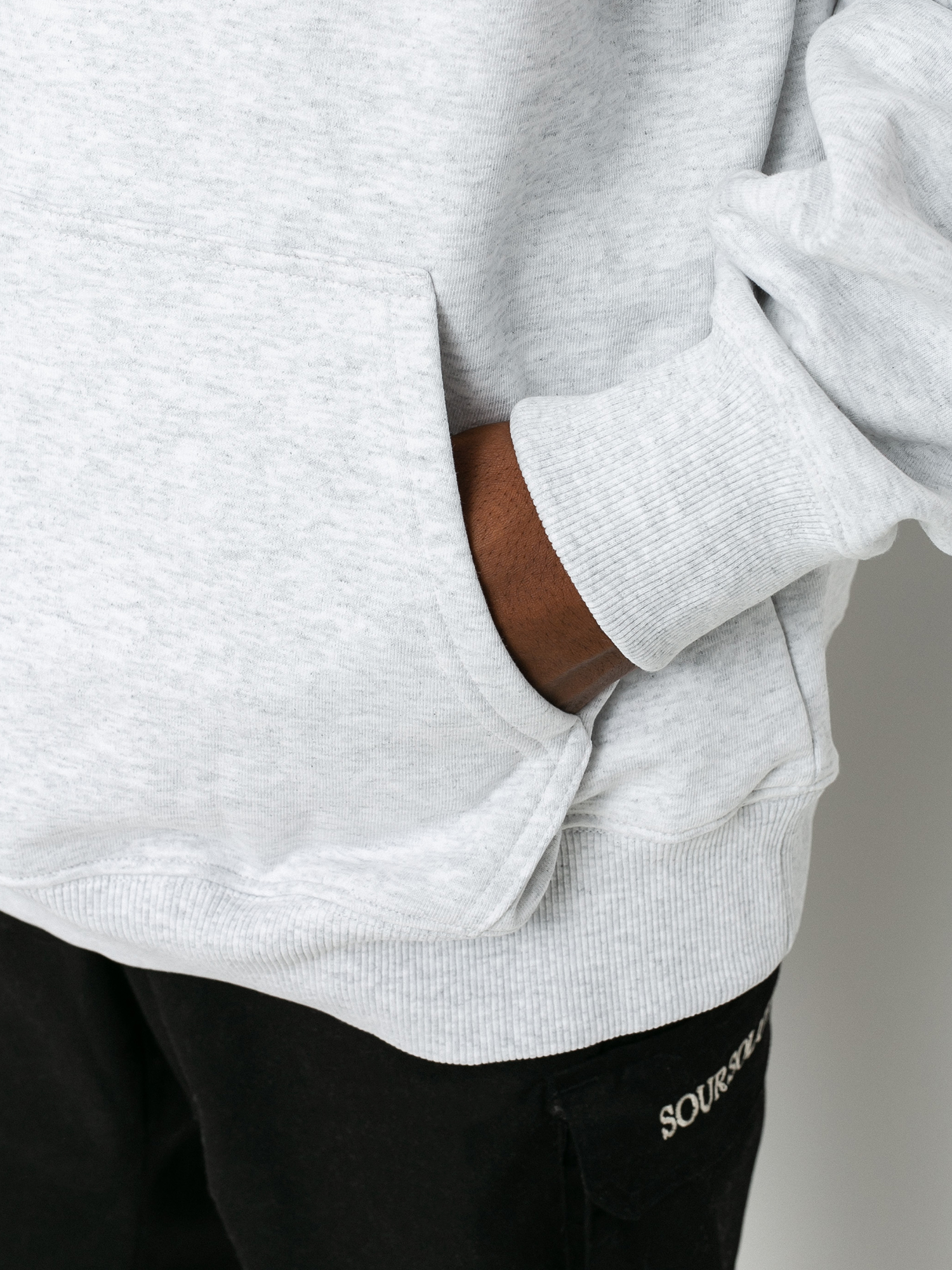 Bluza z kapturem Stussy Acid Eye HD (ash heather)