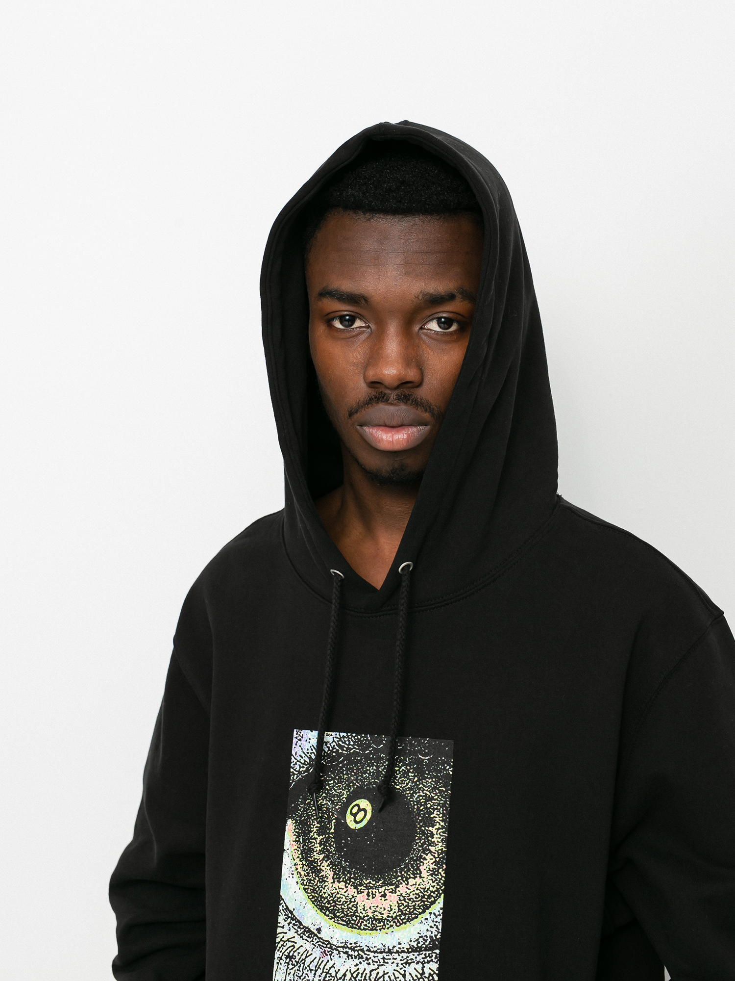 Bluza z kapturem Stussy Acid Eye HD (black)