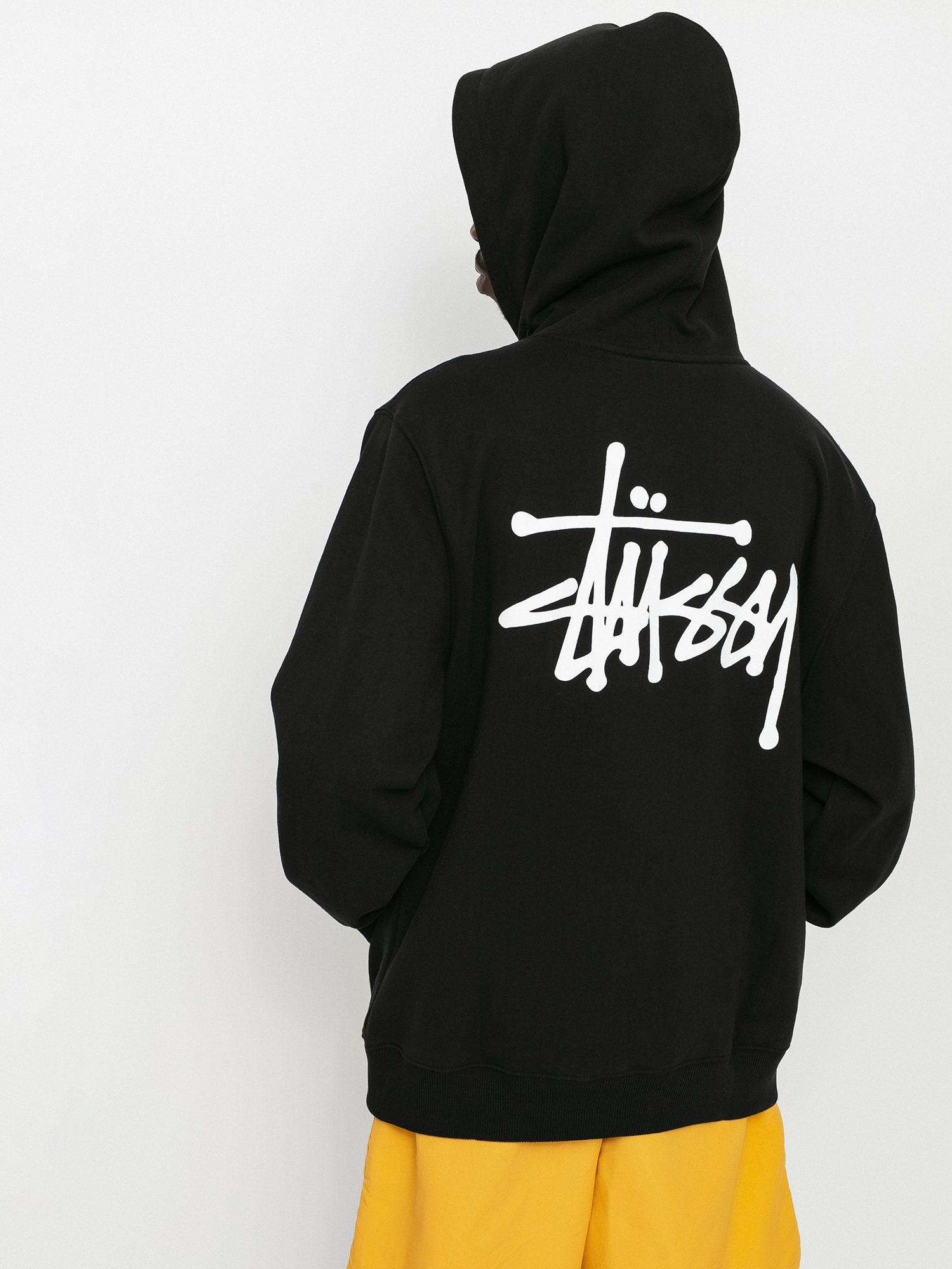 Bluza z kapturem Stussy Basic Stussy HD (black)