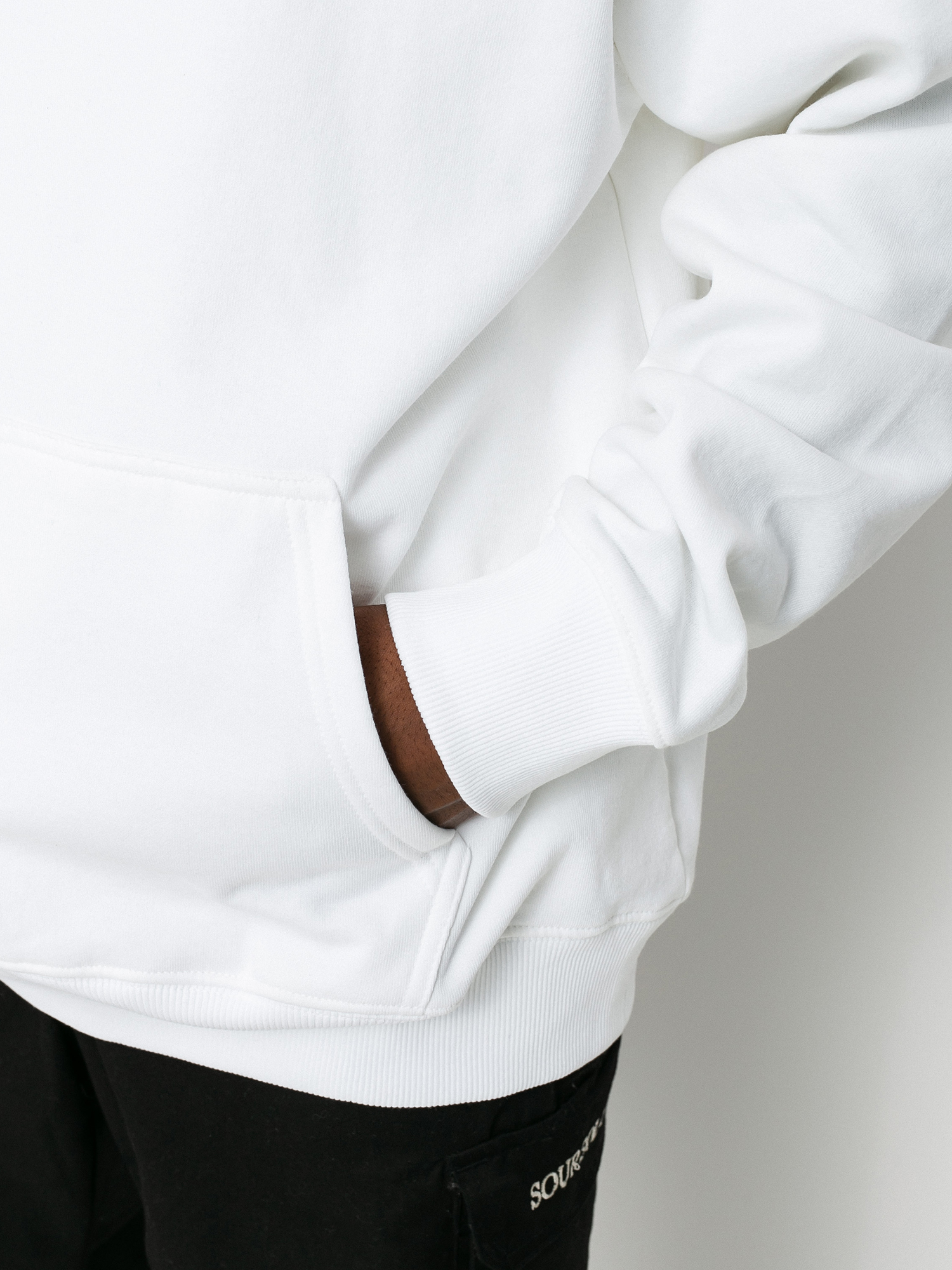 Bluza z kapturem Stussy Basic Stussy HD (white)