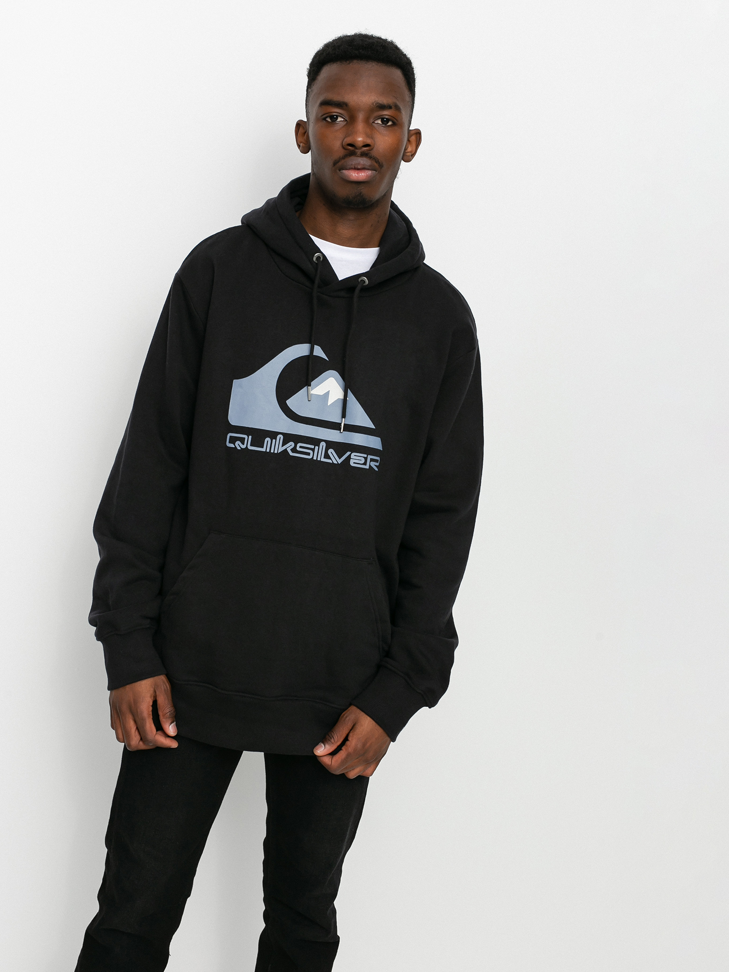 Bluza z kapturem Quiksilver Comp Logo Screen HD (black)