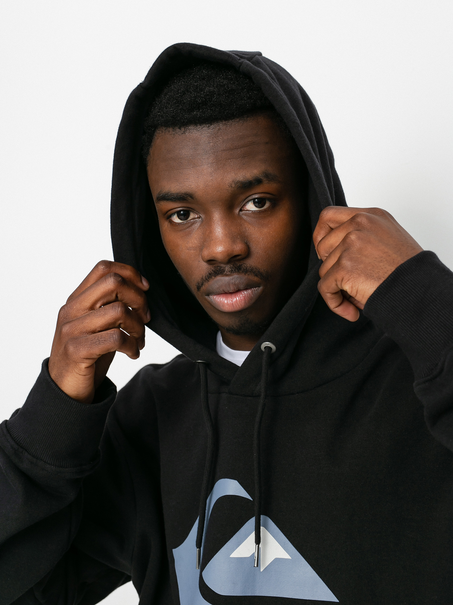 Bluza z kapturem Quiksilver Comp Logo Screen HD (black)