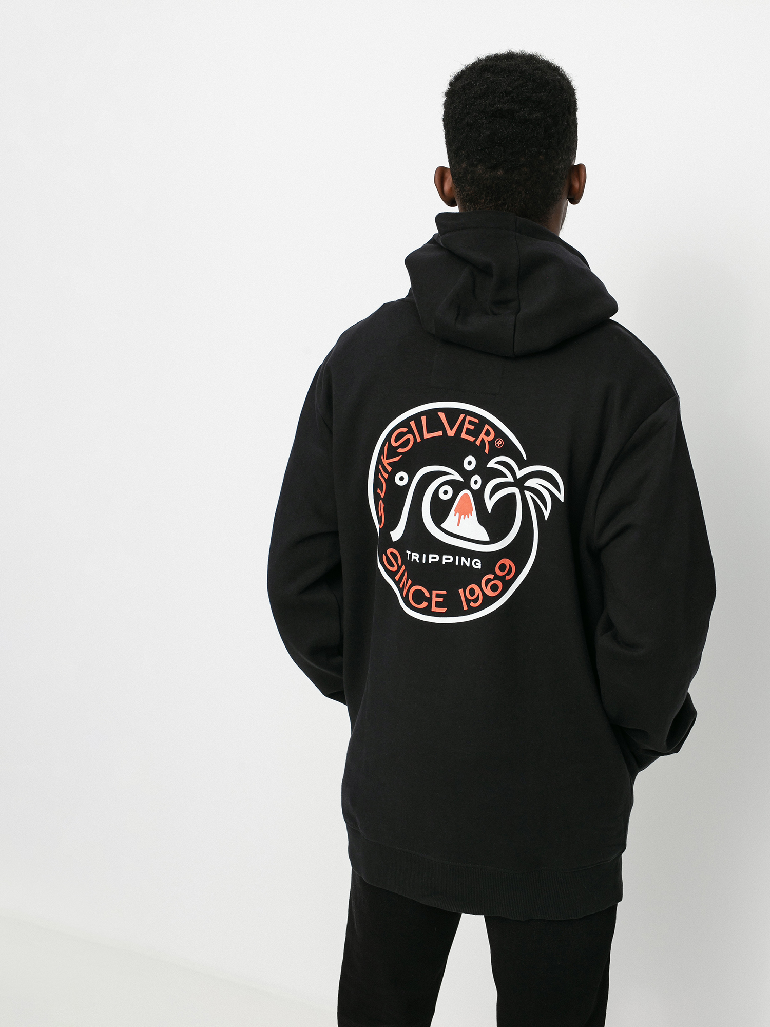 Bluza z kapturem Quiksilver Into The Wide HD (black)